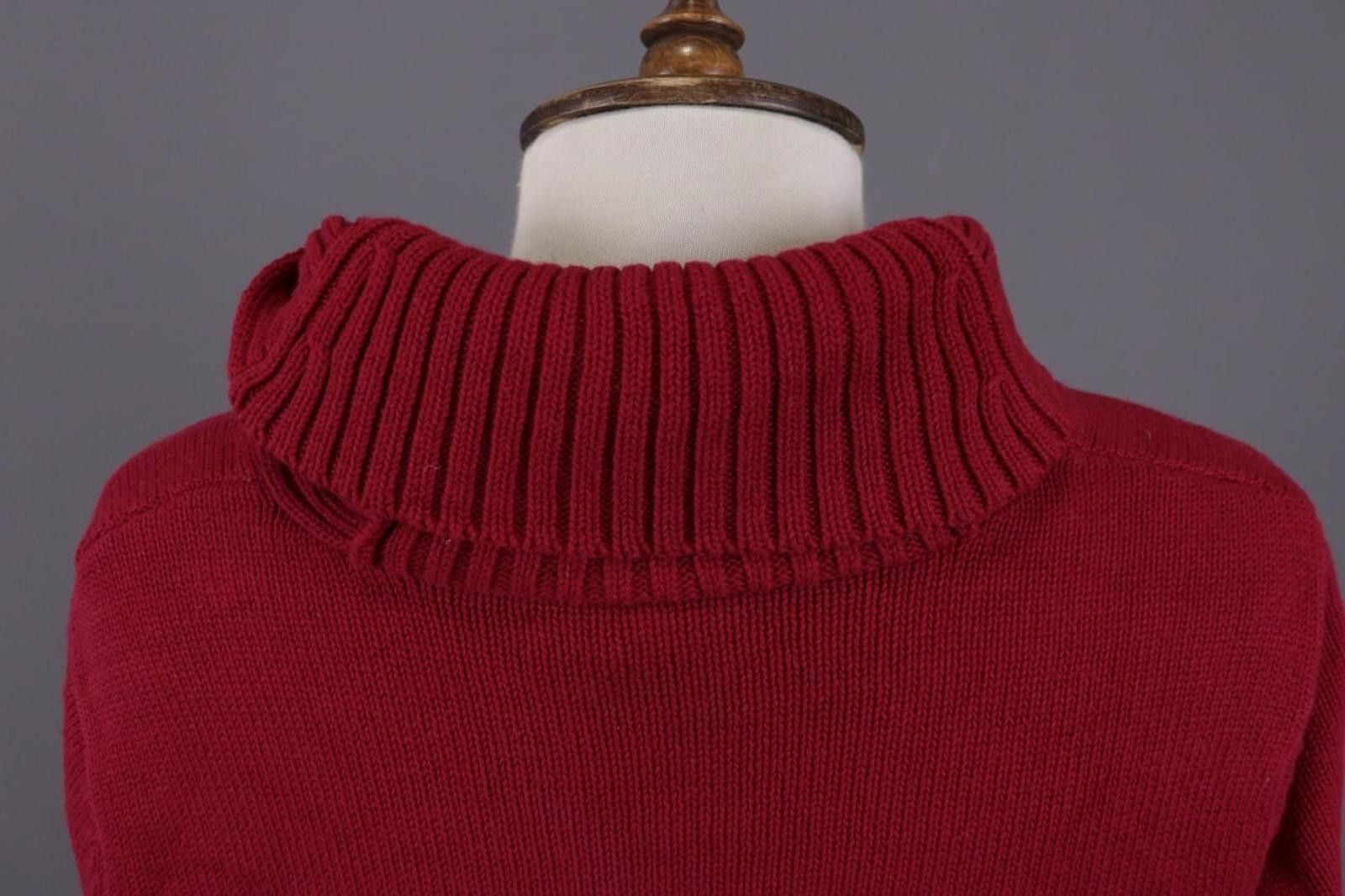 Lauren Ralph Lauren Lauren Ralph Lauren Red High Neck Jumper Sweater Size S Size S / US 4 / IT 40 - 9 Thumbnail
