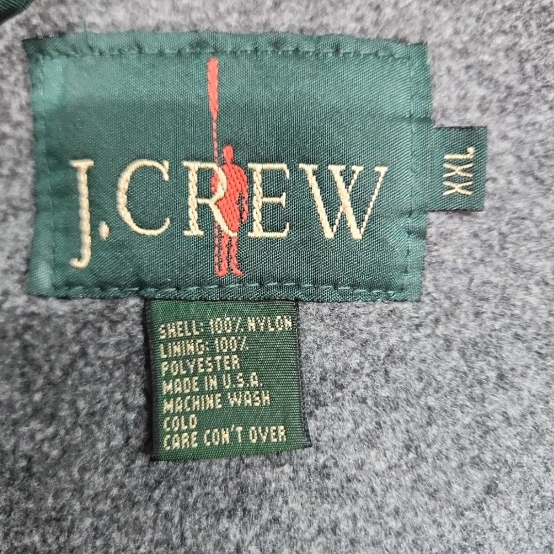 J.Crew VINTAGE J.CREW Field Jacket Men 2XL Green Full Zip Coat Fleece 90s Oarsman Regular Size US XXL / EU 58 / 5 - 2 Thumbnail