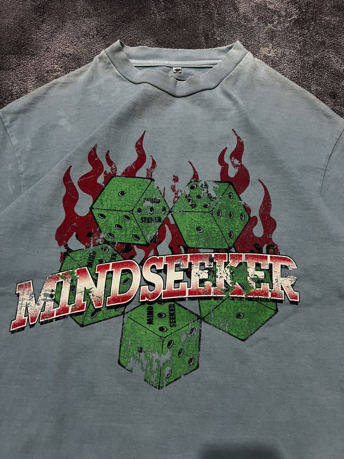 Mindseeker Mindseeker Flame Dice Heavy Weight Cotton tees Size US L / EU 52-54 / 3 - 2 Thumbnail
