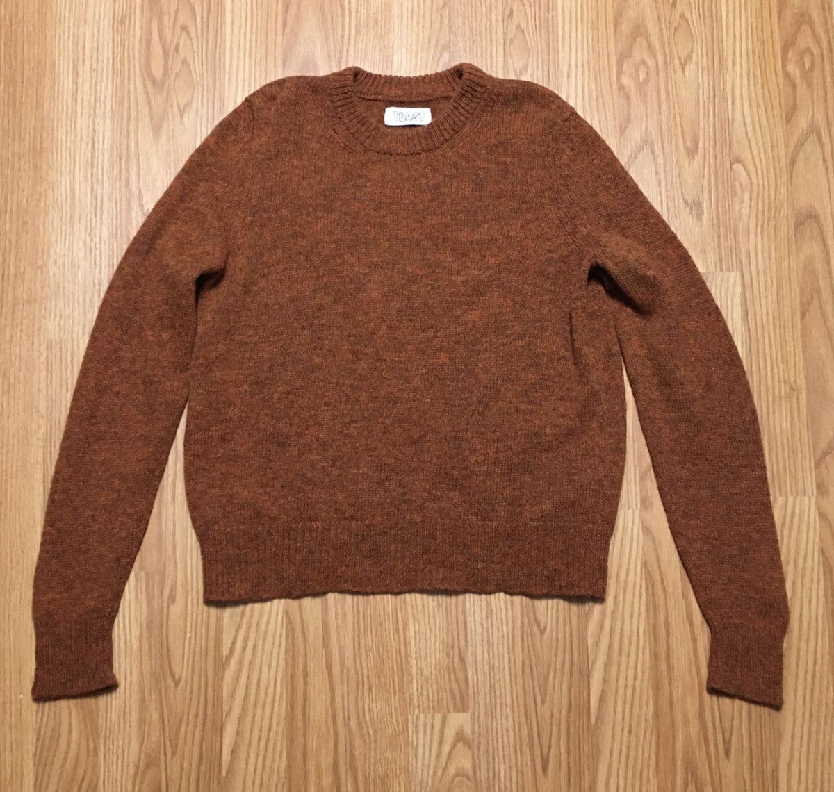 Designer TOAST Pure New Wool Knit Sweater Size M Size M / US 6-8 / IT 42-44 - 6 Thumbnail