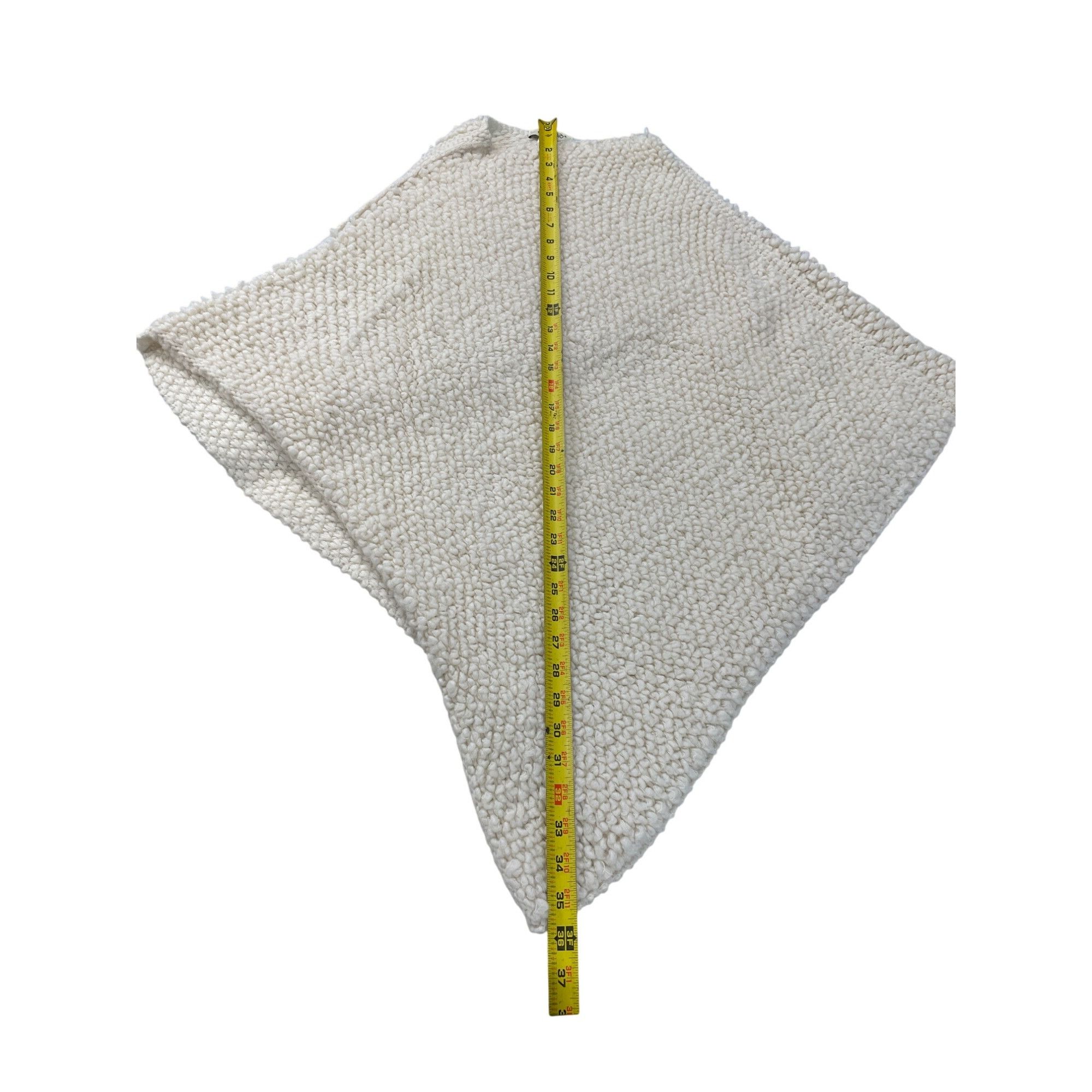Other Cocogio womans cream off white cream wool knitted Italian pu Size ONE SIZE - 4 Thumbnail