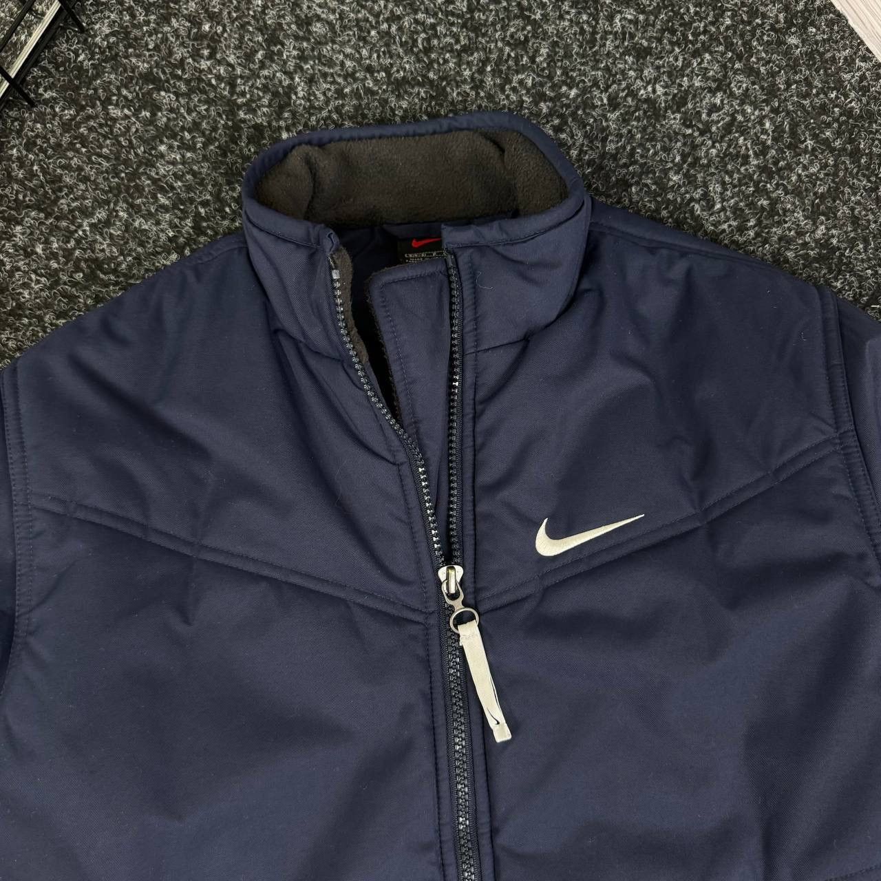 Nike Nike vintage jacket mini swoosh techwear navy blue boxy Size US S / EU 44-46 / 1 - 3 Thumbnail