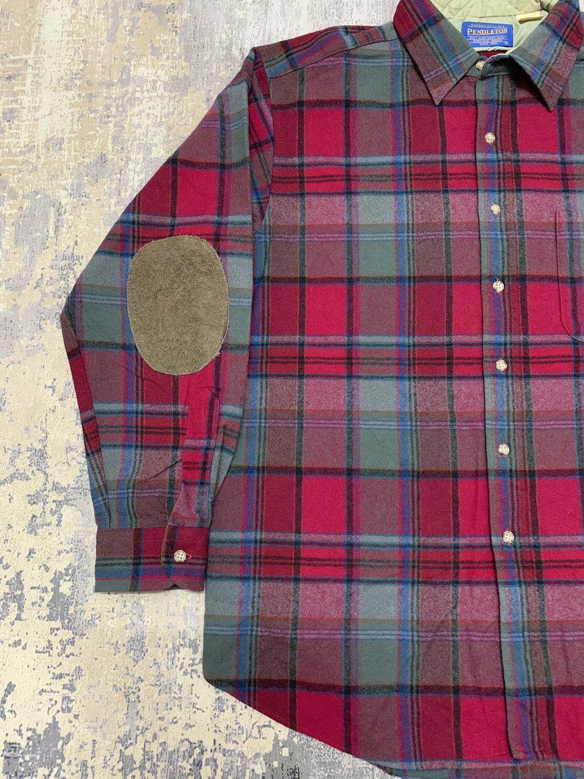Pendleton Vintage Pandleton Wool Plaid Flannel Shirt Size US L / EU 52-54 / 3 - 2 Thumbnail