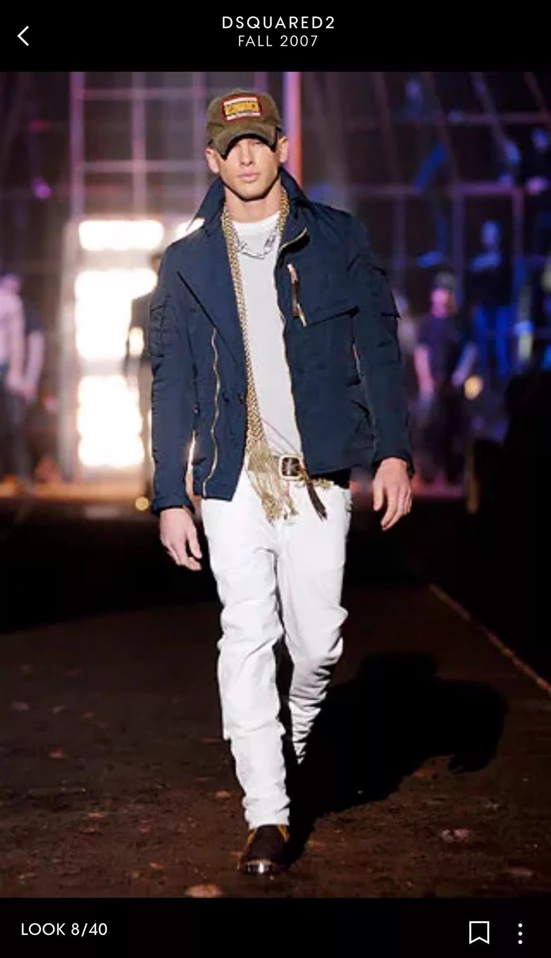 Dsquared2 Dsquared2 07AW Asymmetrical Naval Utility Zip Jacket Size US XS / EU 42 / 0 - 3 Thumbnail