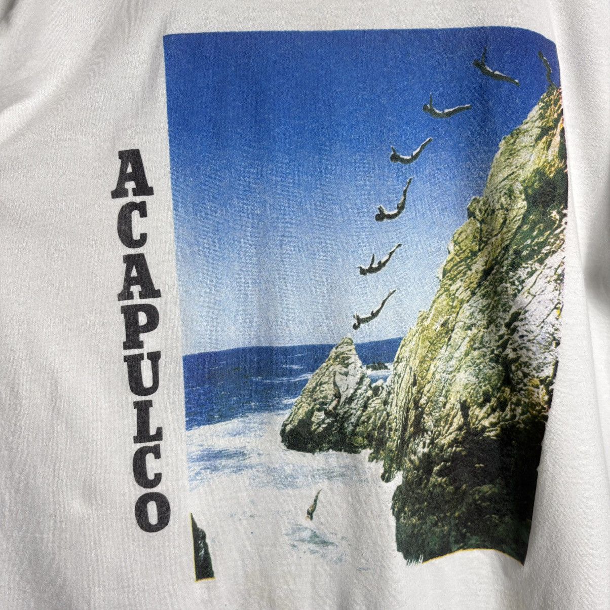 Mexicana × Vintage Vintage 90s Acapulco Mexico Portrait View T-Shirt Size US XL / EU 56 / 4 - 2 Thumbnail
