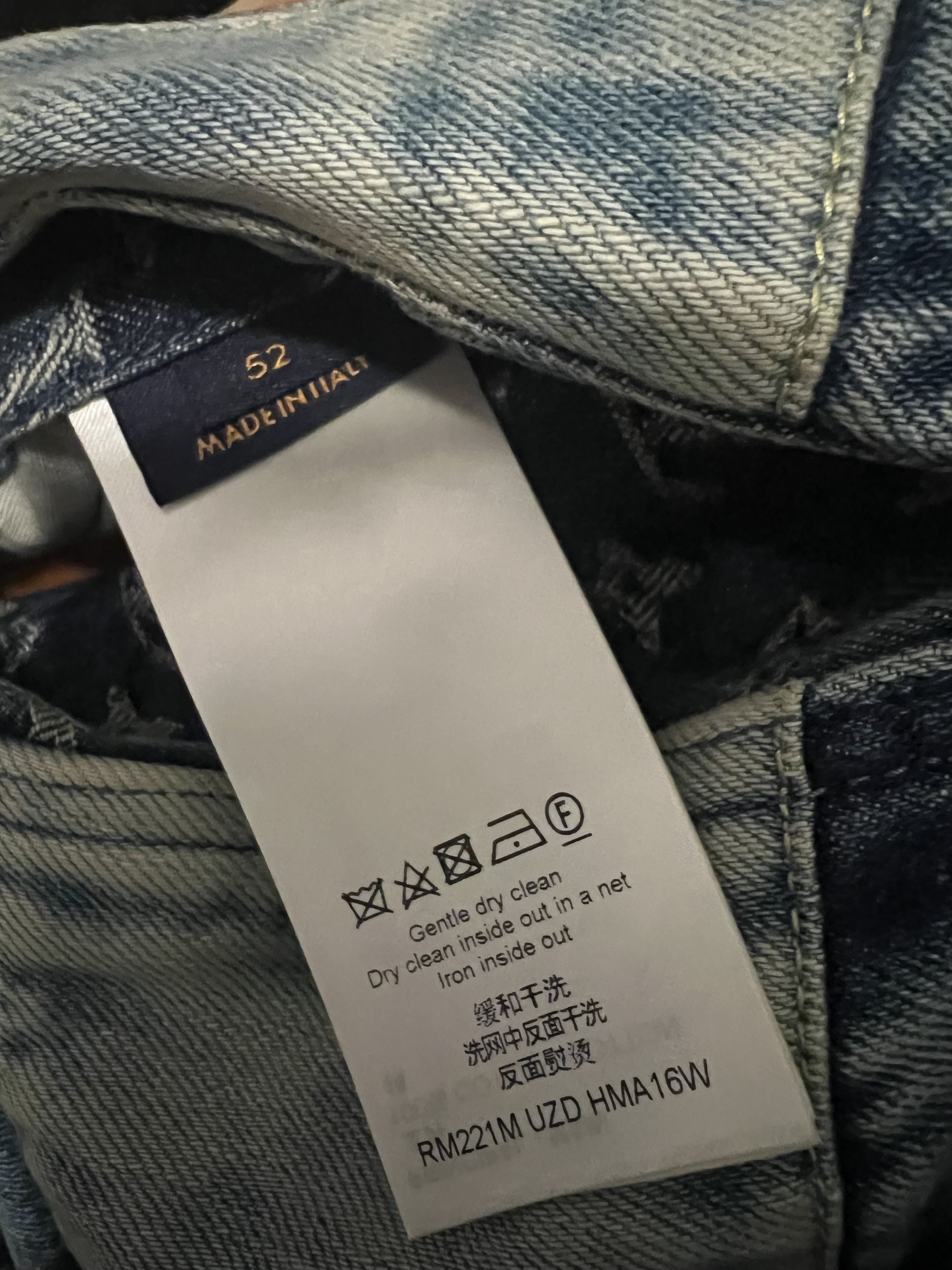 Louis Vuitton 22SS Louis Vuitton x NIGO Monogram Denim Jacket Size US L / EU 52-54 / 3 - 4 Thumbnail