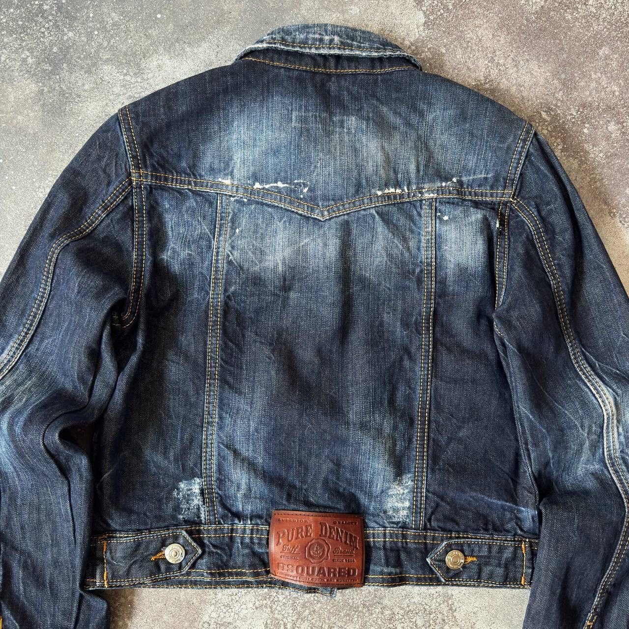 Dsquared2 Dsquared2 Distressed Washed Denim Jacket Size M / US 6-8 / IT 42-44 - 5 Thumbnail