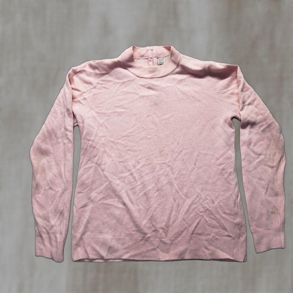 Vintage Carolyn Taylor Women's Pink Long Sleeve Sweater Size Medium Adult Size M / US 6-8 / IT 42-44 - 1 Thumbnail