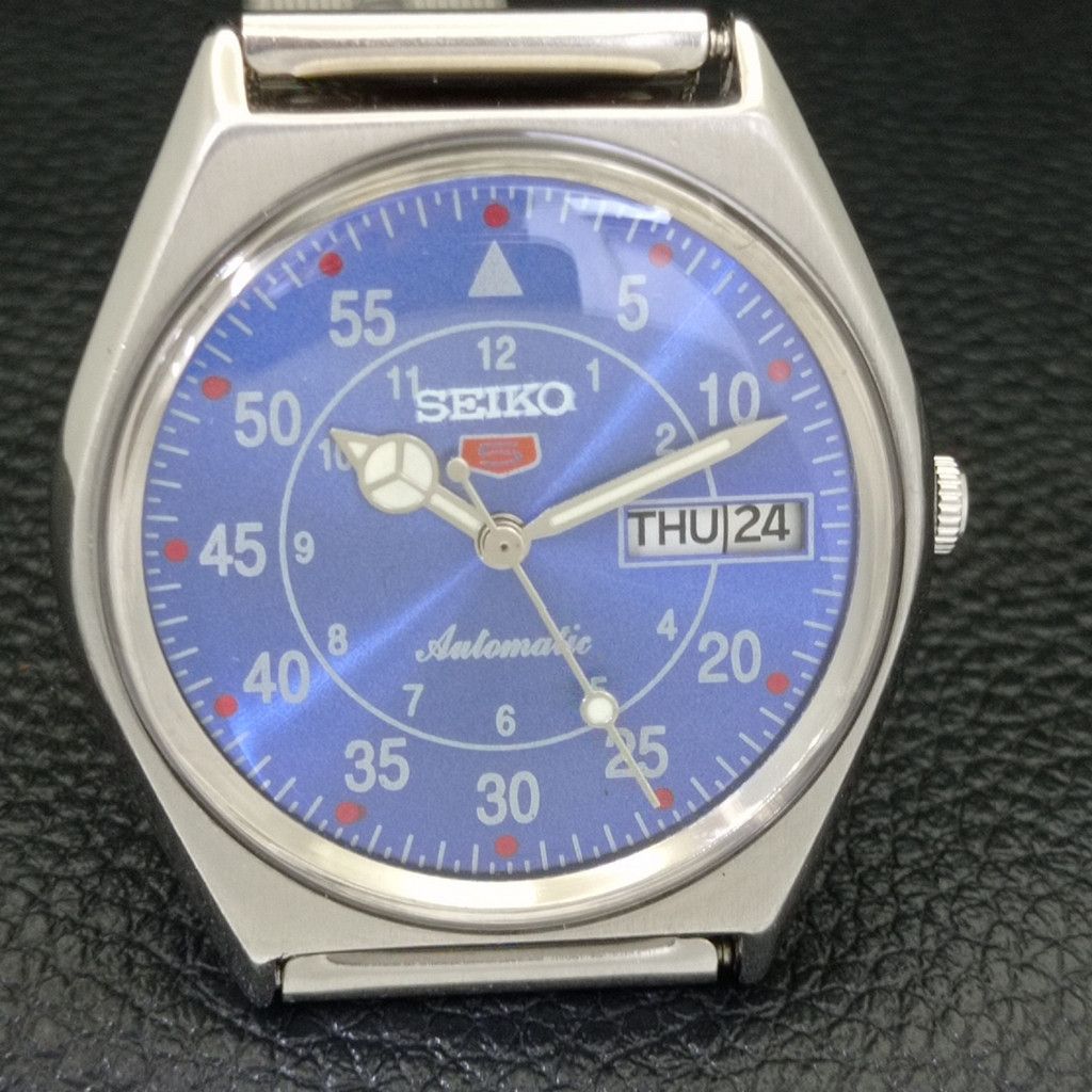 Seiko JAPAN VINTAGE SEIKO 5 AUTOMATIC 6309A MENS WATCH a701212 Size 36 - 4 Thumbnail