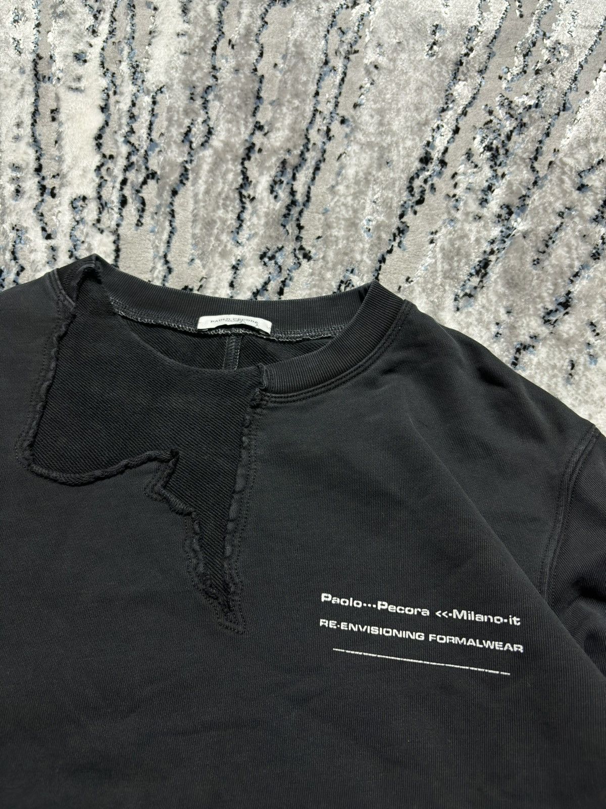 Paolo Pecora Paolo Pecora Opium Designer Sweatshirt Black old money Size US L / EU 52-54 / 3 - 2 Thumbnail