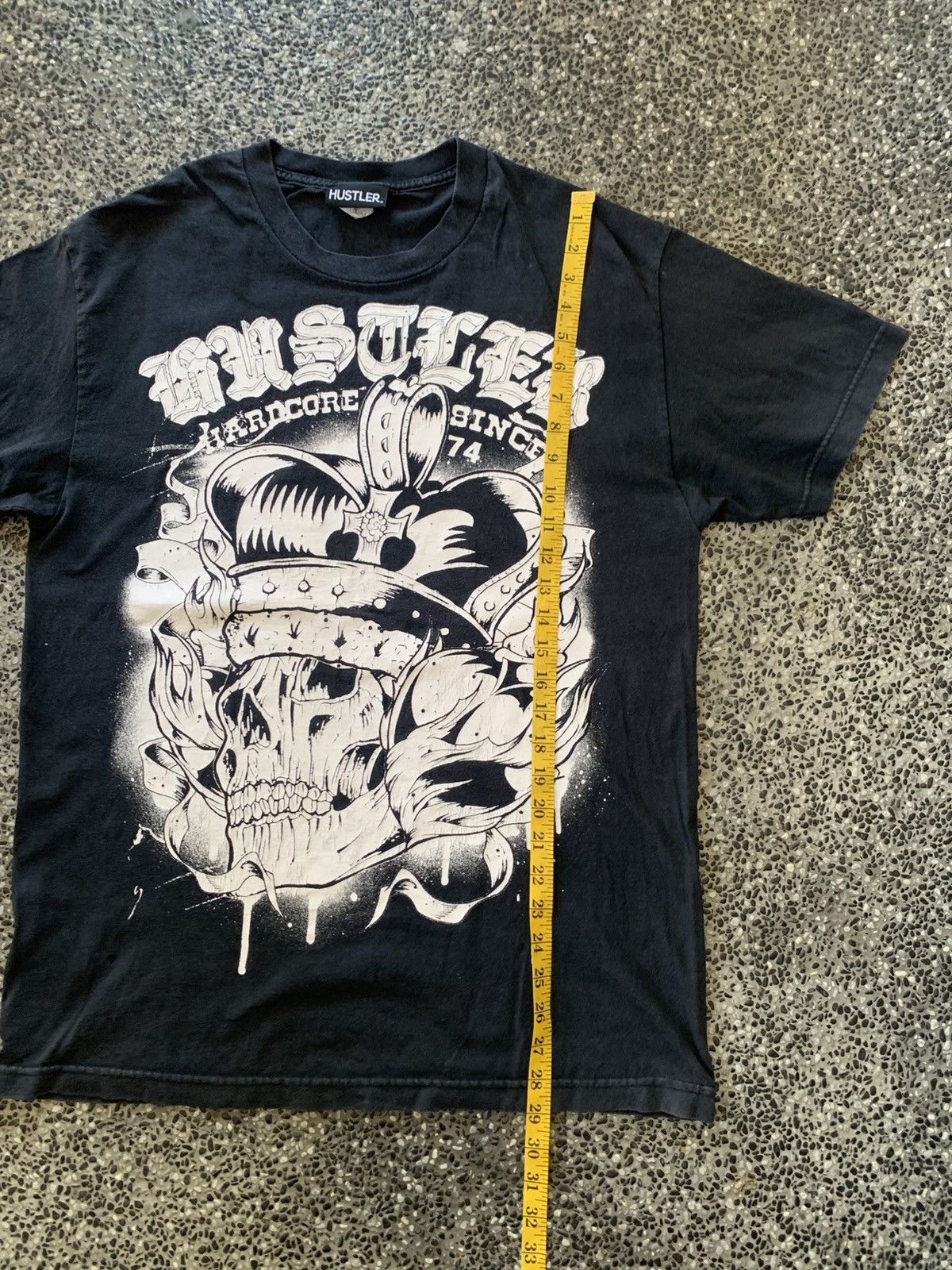 Vintage Vintage Hustler Hardcore Since 74 T shirt Size US L / EU 52-54 / 3 - 9 Thumbnail
