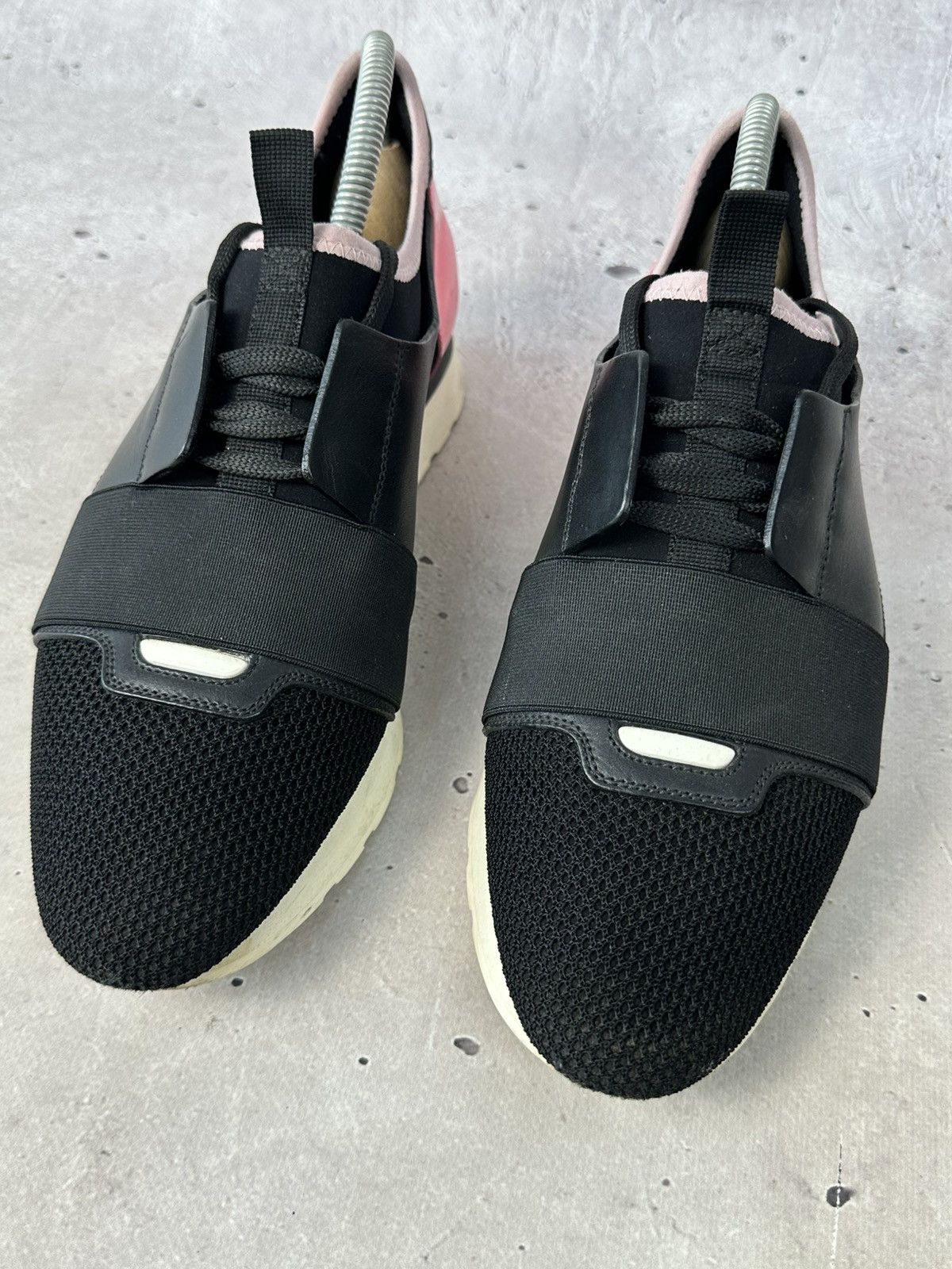 Balenciaga Balenciaga Race Runner Leather Mesh Women’s Sneaker Size US 10 / IT 40 - 4 Thumbnail