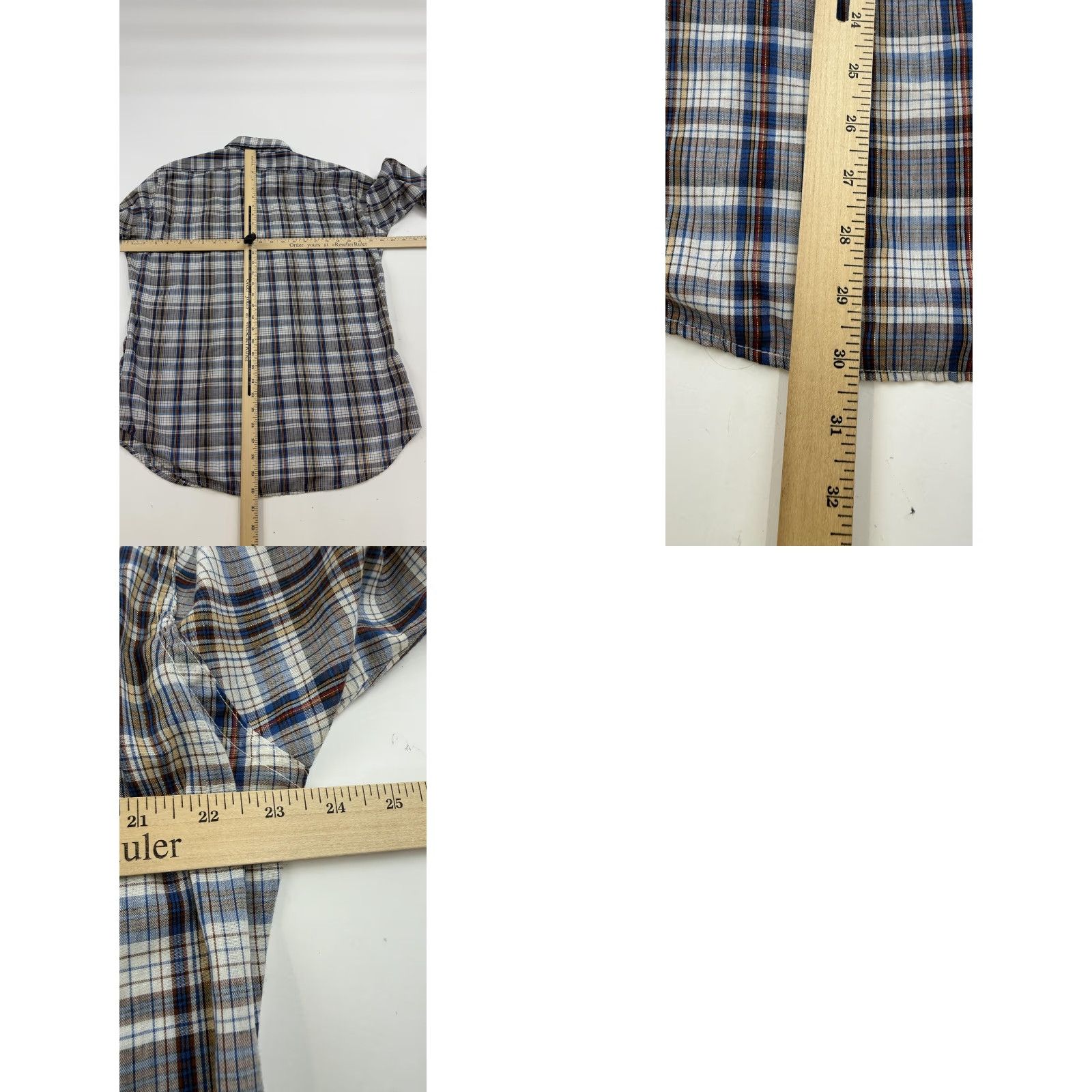 Levi's VINTAGE Levi's Shirt Mens Large Plaid Button-Down Made in USA 1980 Olympic Sports USA 80s Men’s L? Size US XL / EU 56 / 4 - 8 Thumbnail