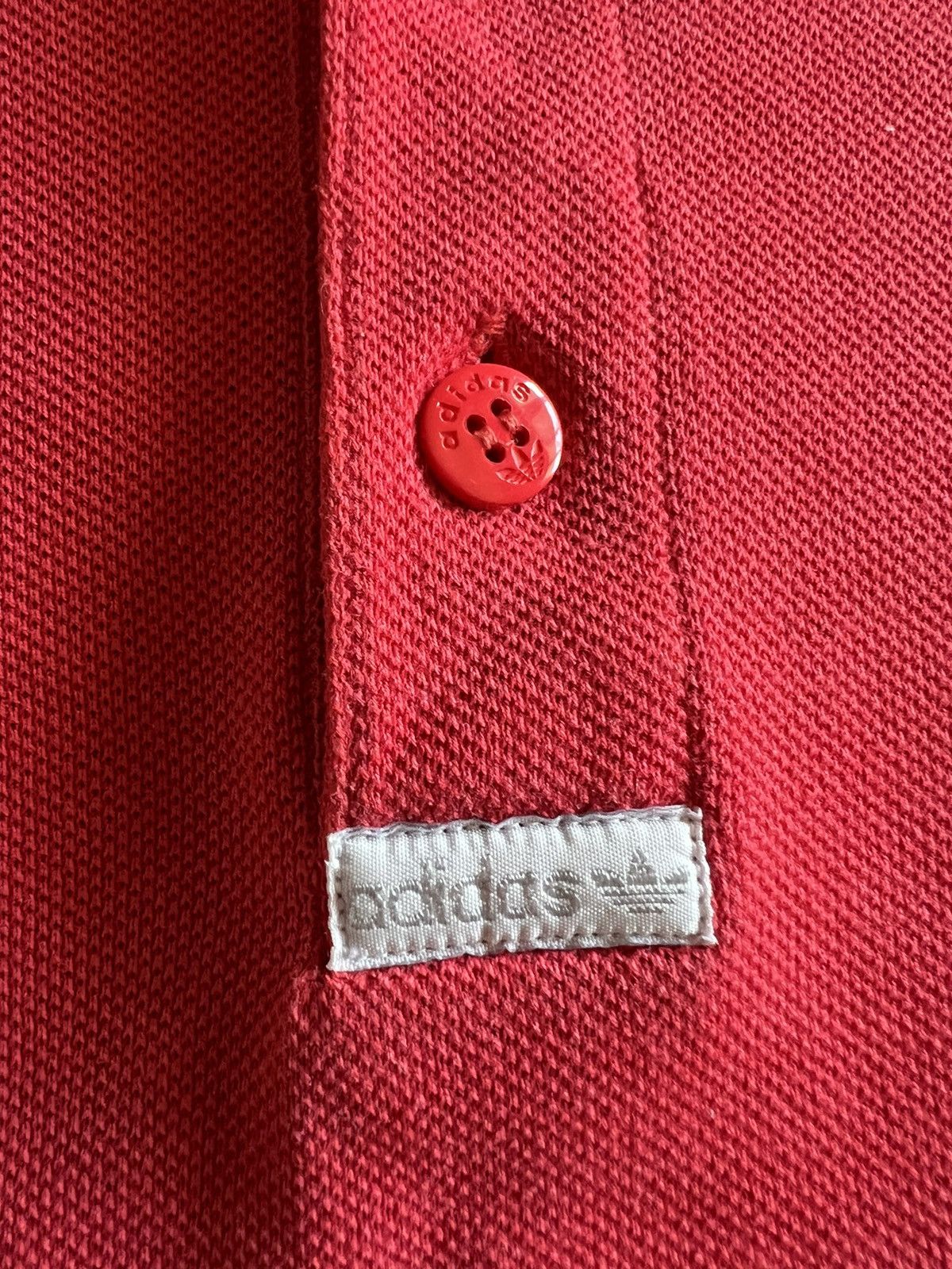 Adidas × Vintage Vintage Adidas Polo T-Shirt Size US L / EU 52-54 / 3 - 3 Thumbnail