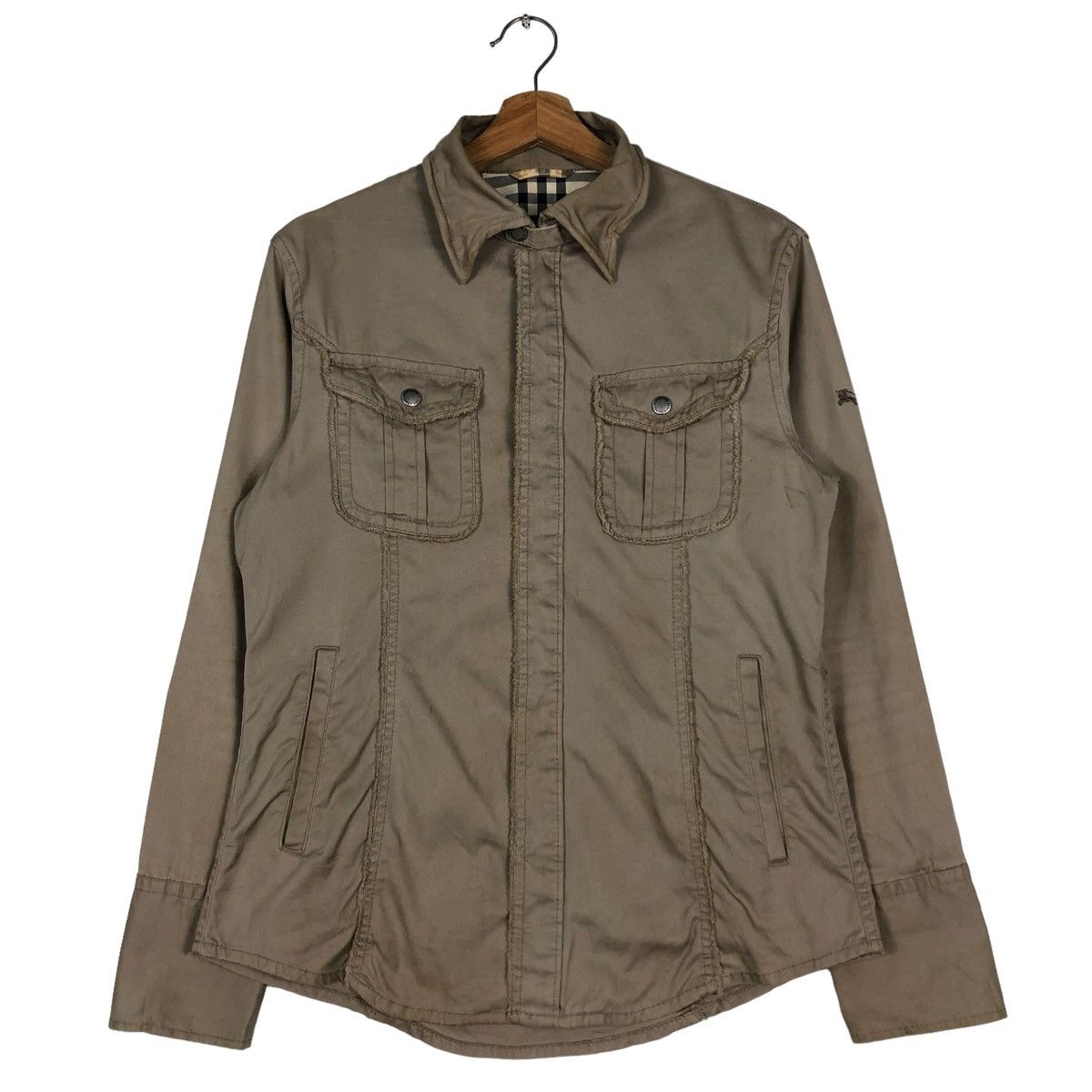 Burberry 🔥VINTAGE BURBERRY BLACK LABEL NOVA CHECK SHIRT JACKET Size US M / EU 48-50 / 2 - 1 Thumbnail