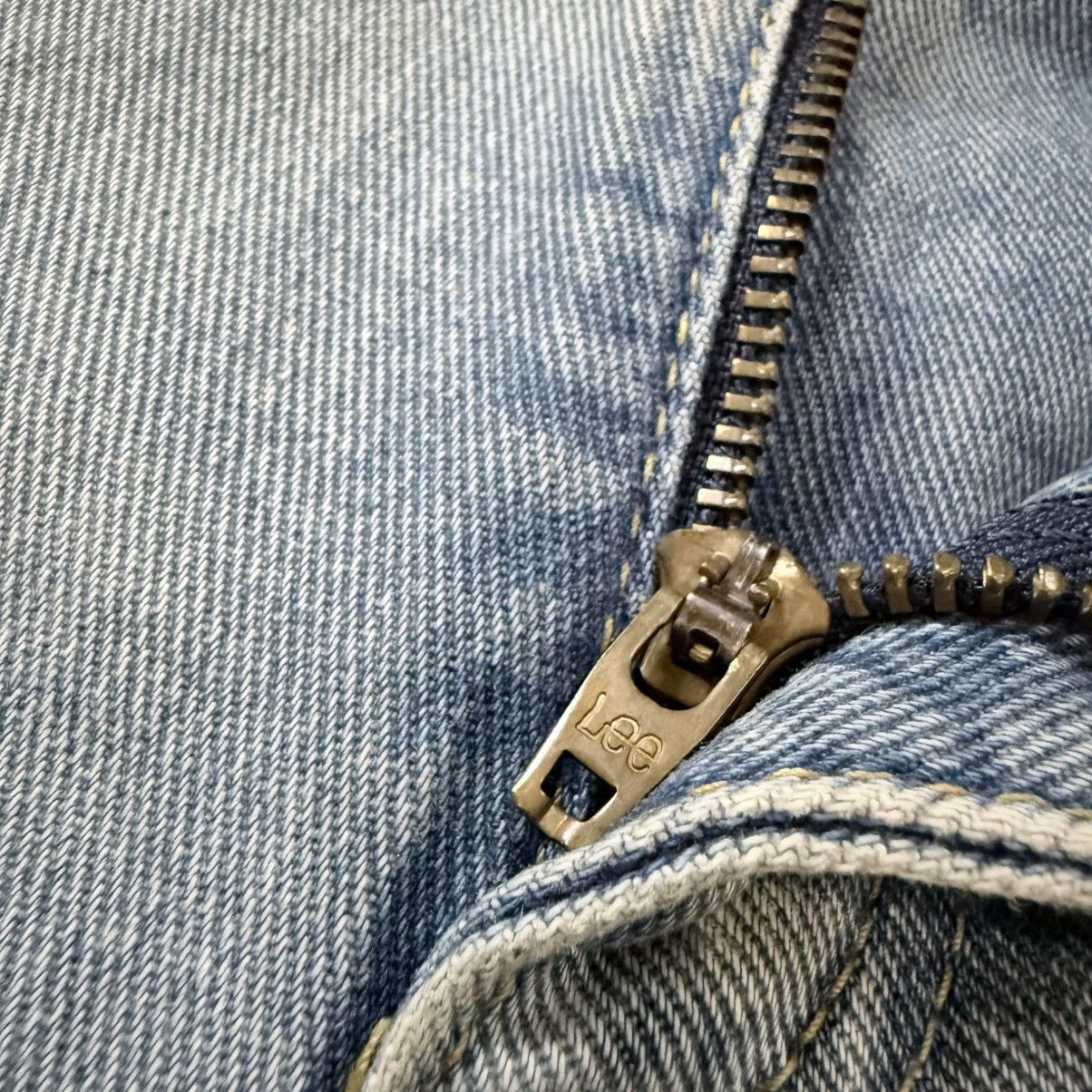 Lee × Number (N)ine Vintage Heavy Faded Washed Grunge Denim Lee Rider W32 Size US 32 / EU 48 - 14 Thumbnail