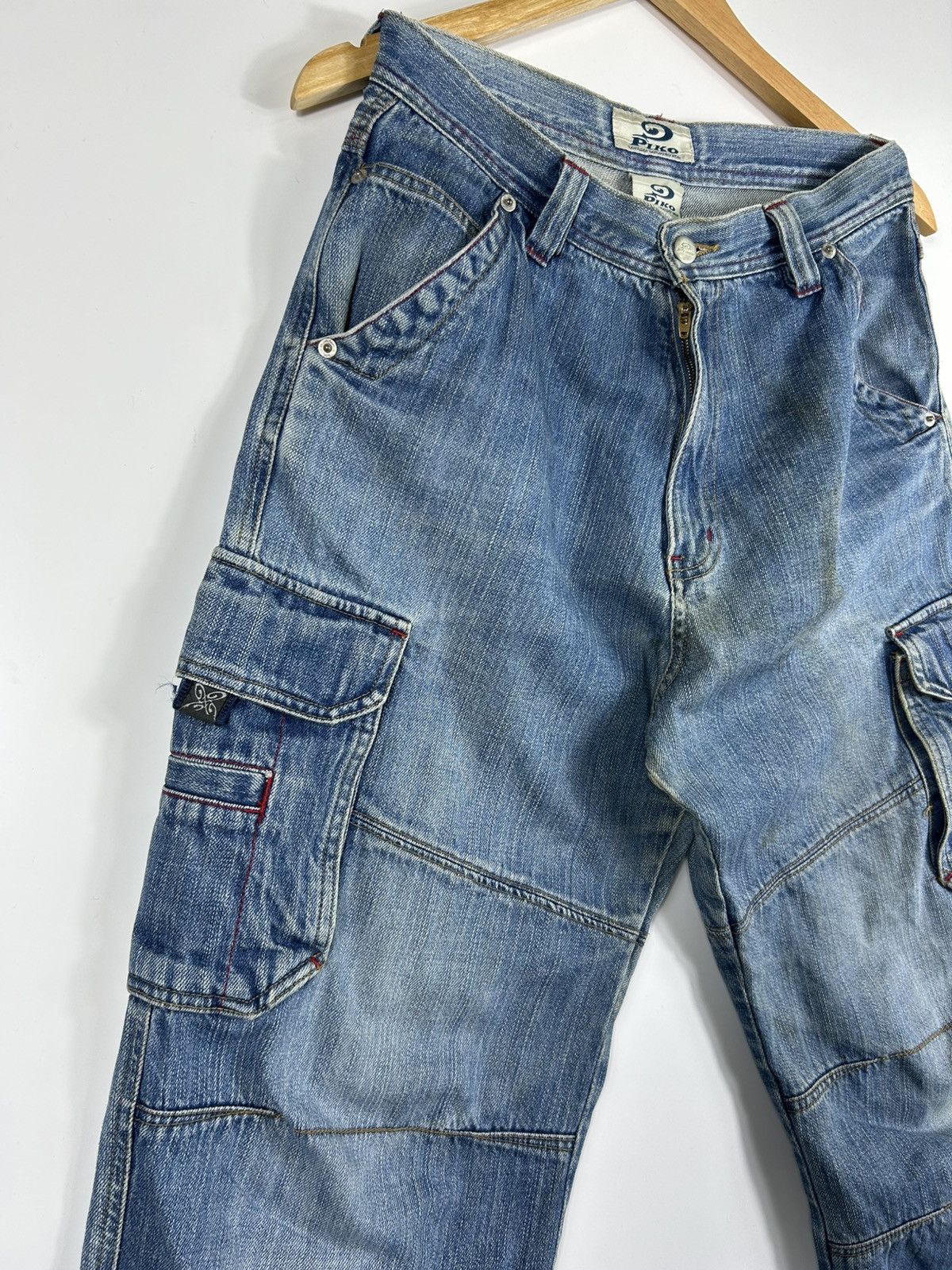 Vintage ⚡️Vintage Piko Hawaiian Cargo Loose Denim Size US 31 - 6 Thumbnail
