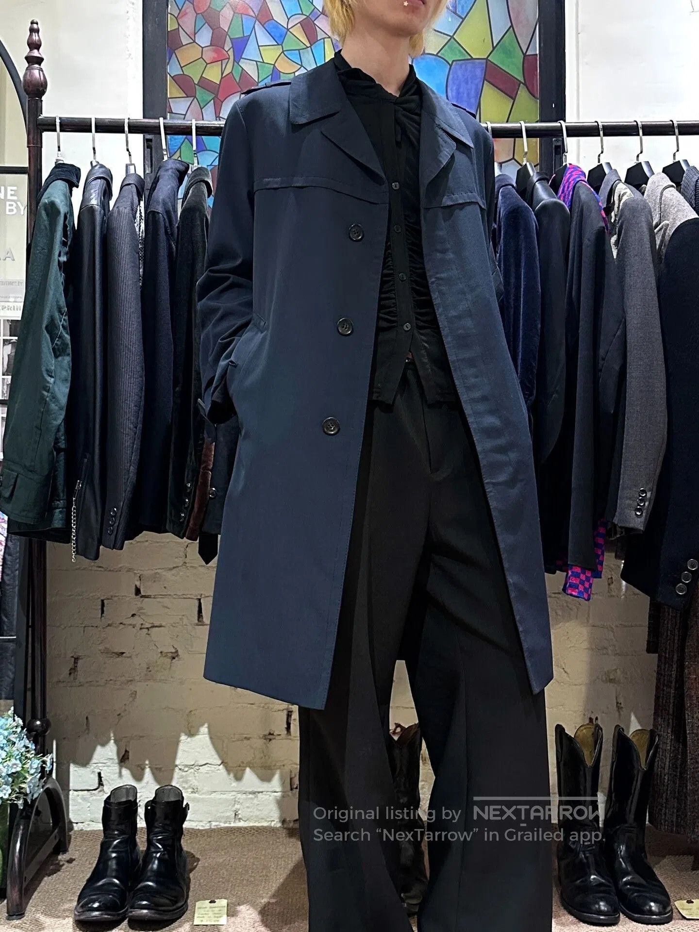 Lanvin Lanvin 1990's Wool Trench Coat. Size US S / EU 44-46 / 1 - 3 Thumbnail