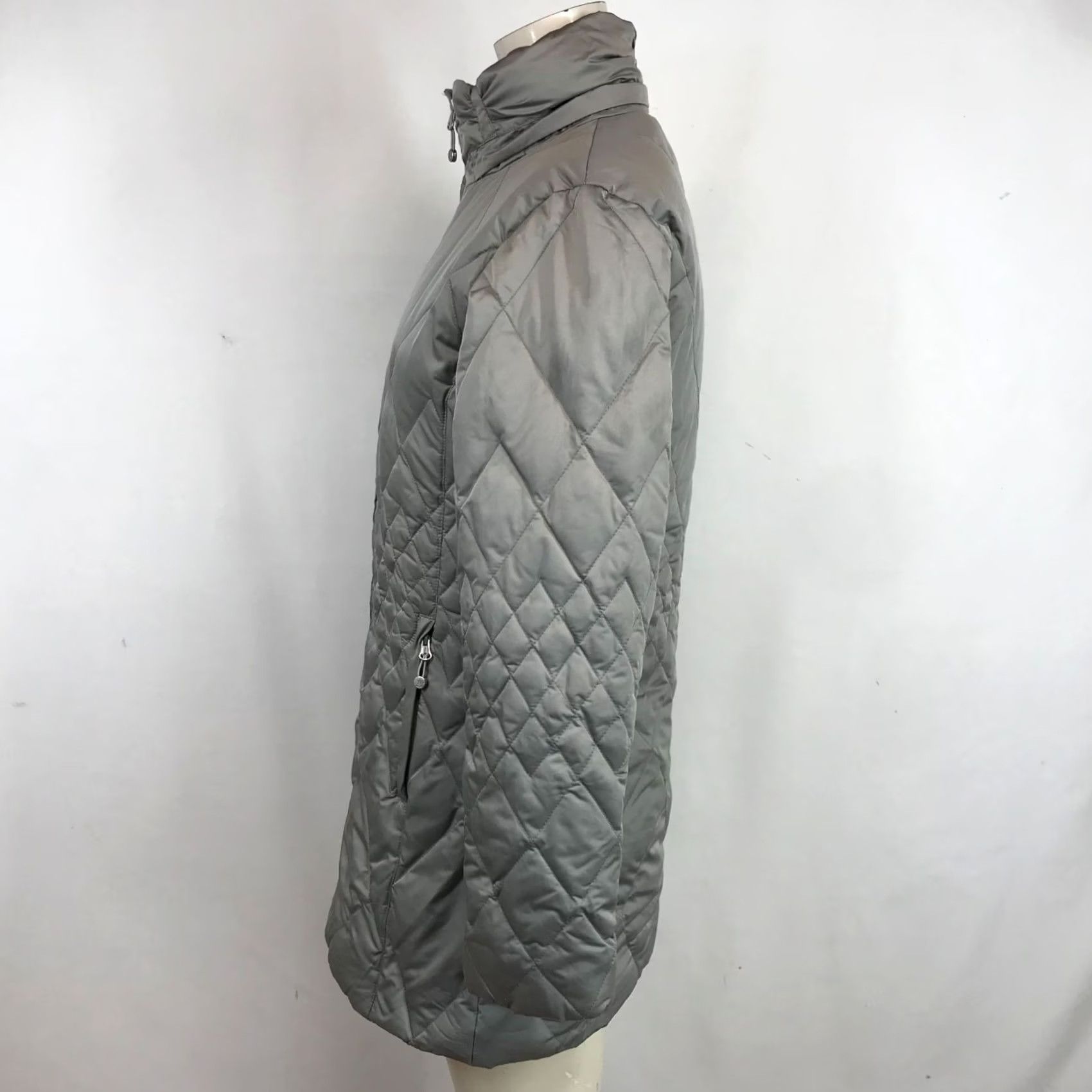 Eddie Bauer EDDIE BAUER WOMENS SMALL GRAY DOWN COAT PARKA FULL ZIP DUSTER Size S / US 4 / IT 40 - 4 Thumbnail