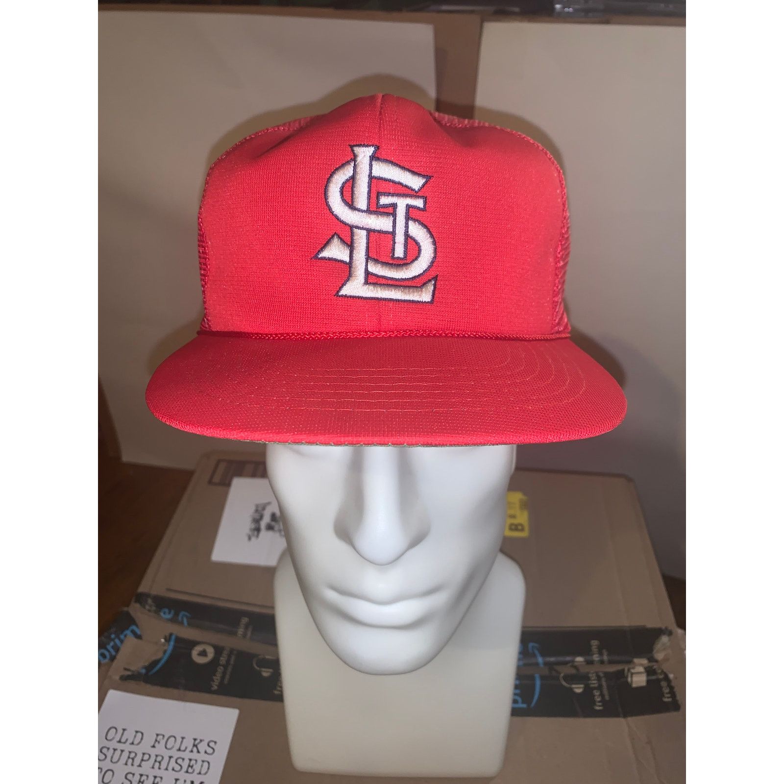 MLB × Vintage Vtg St Louis Cardinals Snapback Hat Red MLB Baseball Cap USA Size ONE SIZE - 1 Thumbnail