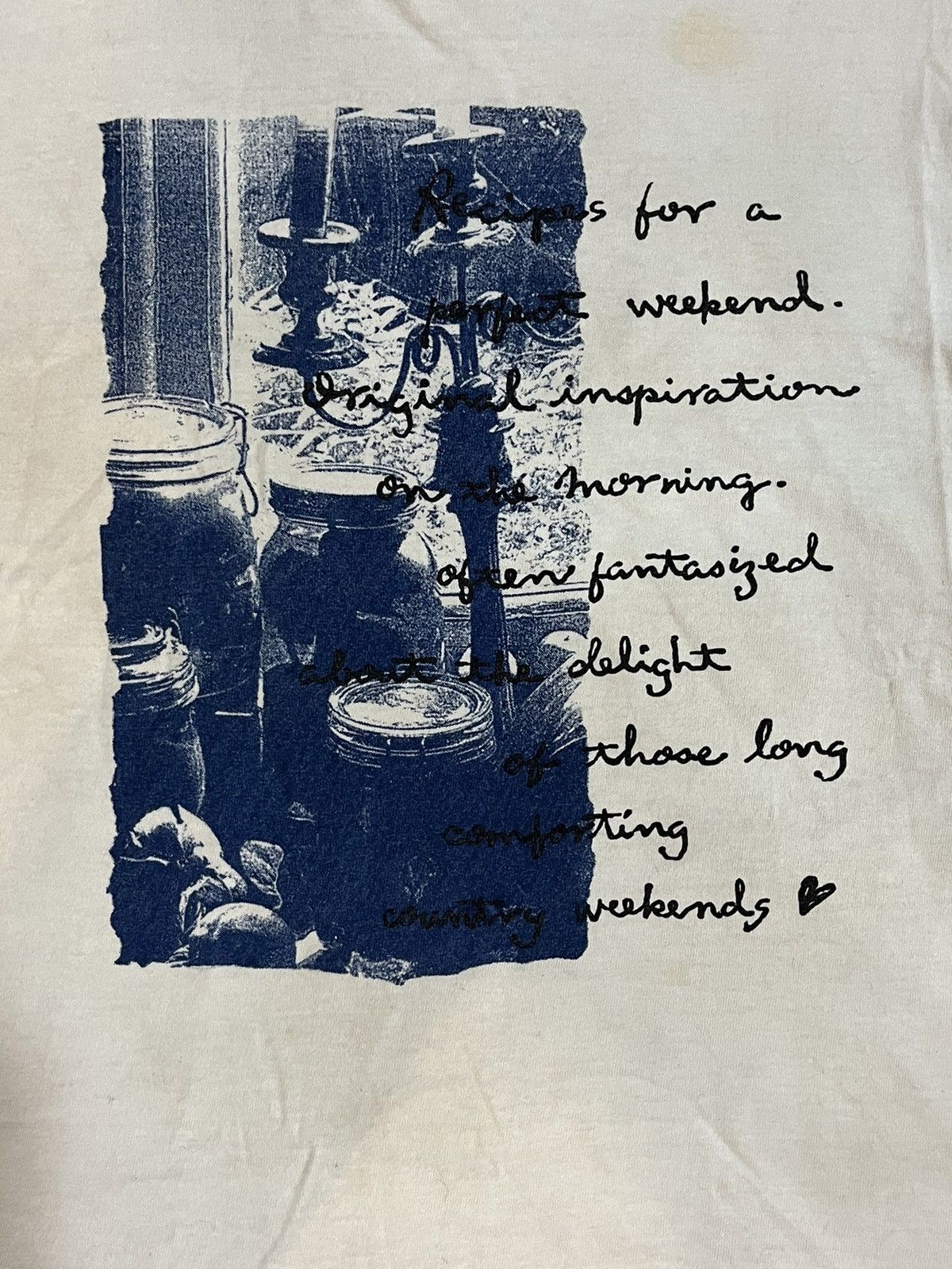 Vintage Vintage Poem Tee Size US M / EU 48-50 / 2 - 2 Thumbnail