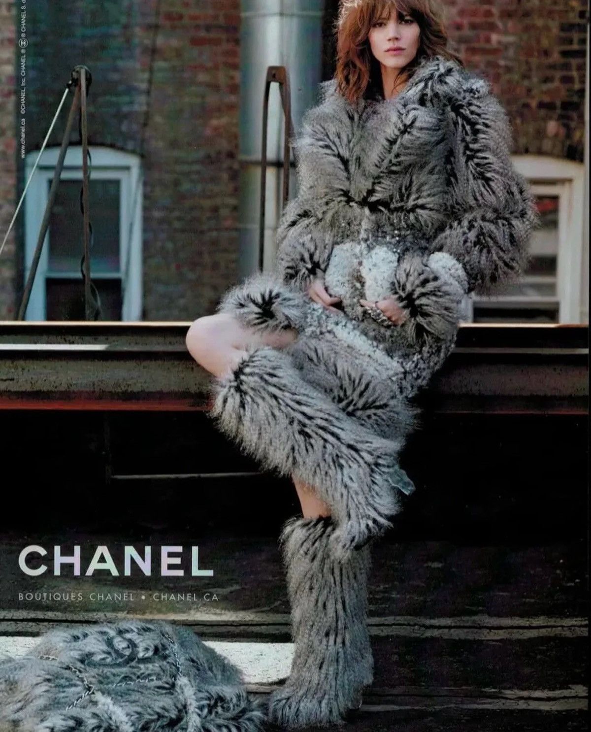 Chanel Chanel - FW2010 - Faux Fur Fantasy -Yeti Boots -Icicle Heels Size US 7 / IT 37 - 20 Thumbnail