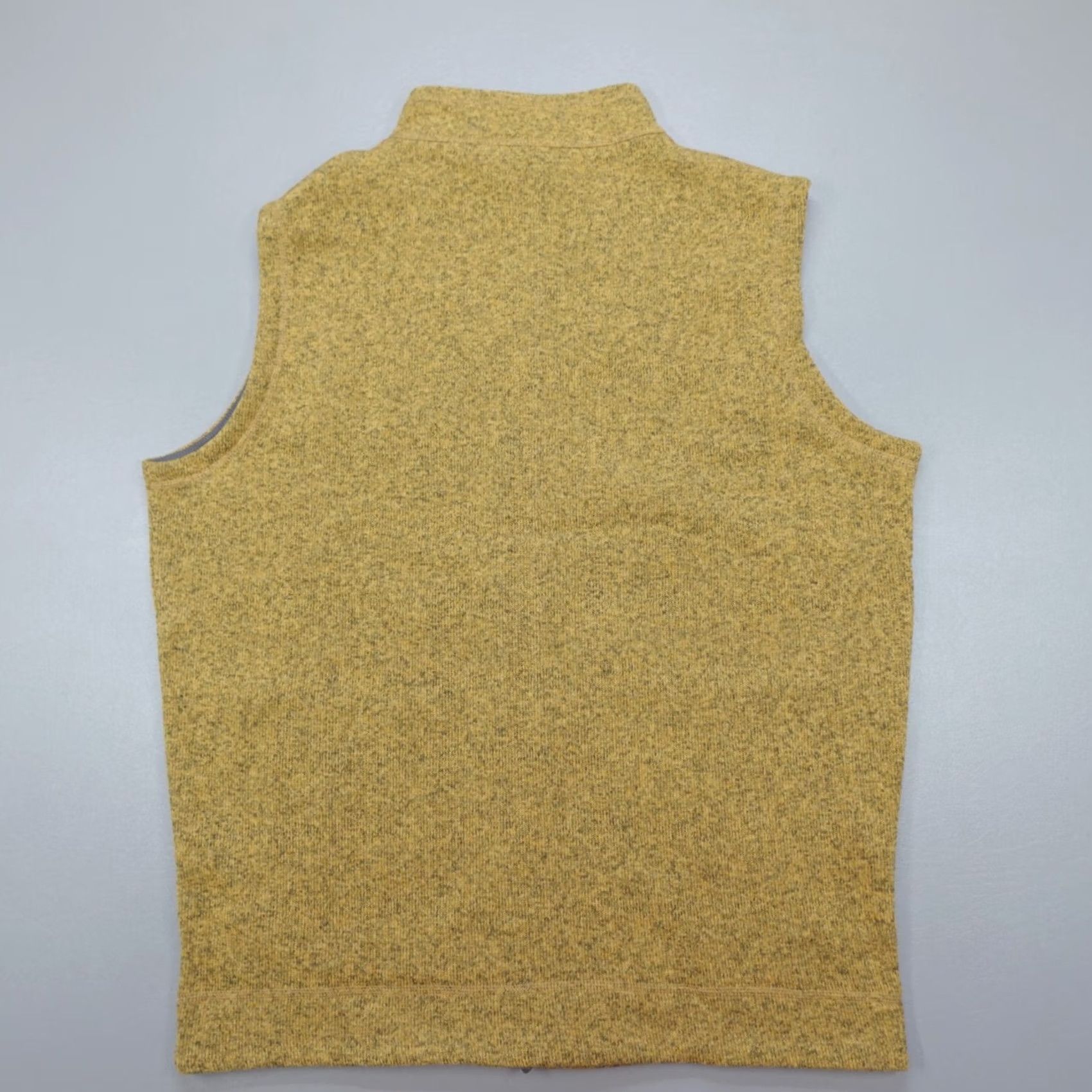 Peter Millar Peter Millar Crown Sweater Fleece Vest Dijon Sweater Men Classic Size L Yellow Zip Pockets Logo Solid Mid-Length Jacket/ Vest All Seasons Size US L / EU 52-54 / 3 - 7 Thumbnail