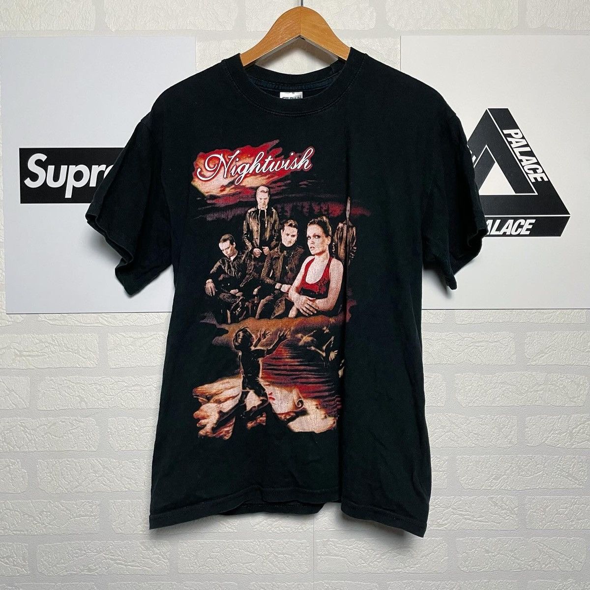 Band Tees × Vintage Vintage Nightwish T Shirt Tee Slipknot Rammstein Y2K Size US M / EU 48-50 / 2 - 1 Thumbnail