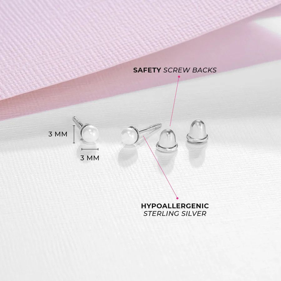 Other Classic Freshwater Cultured Pearl Kids Earrings Size ONE SIZE - 3 Thumbnail