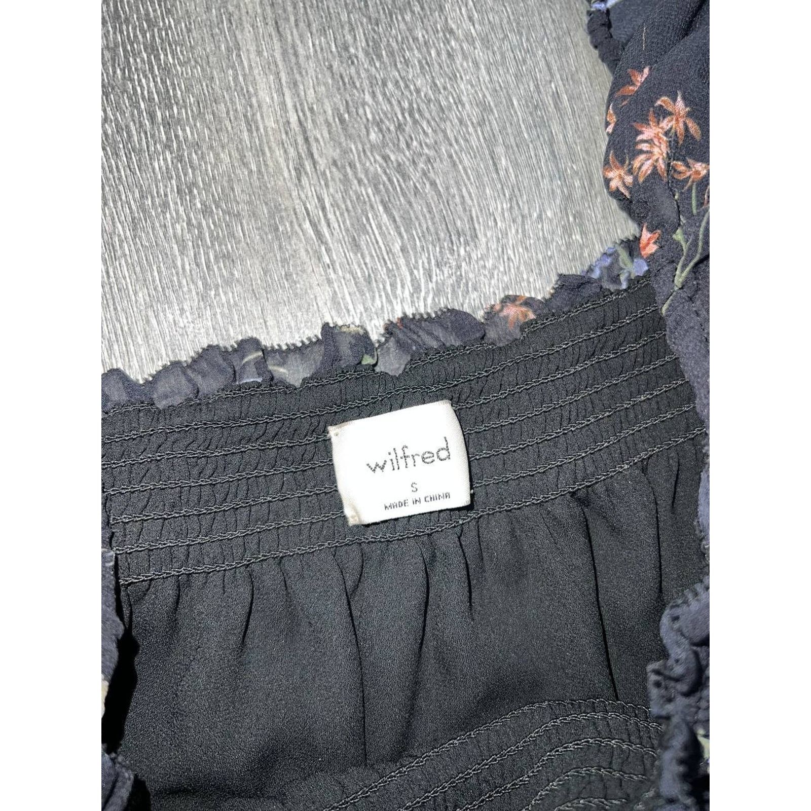& Other Stories Aritzia Wilfred Alana Spring Dress Small Black A003234 Size S / US 4 / IT 40 - 5 Thumbnail