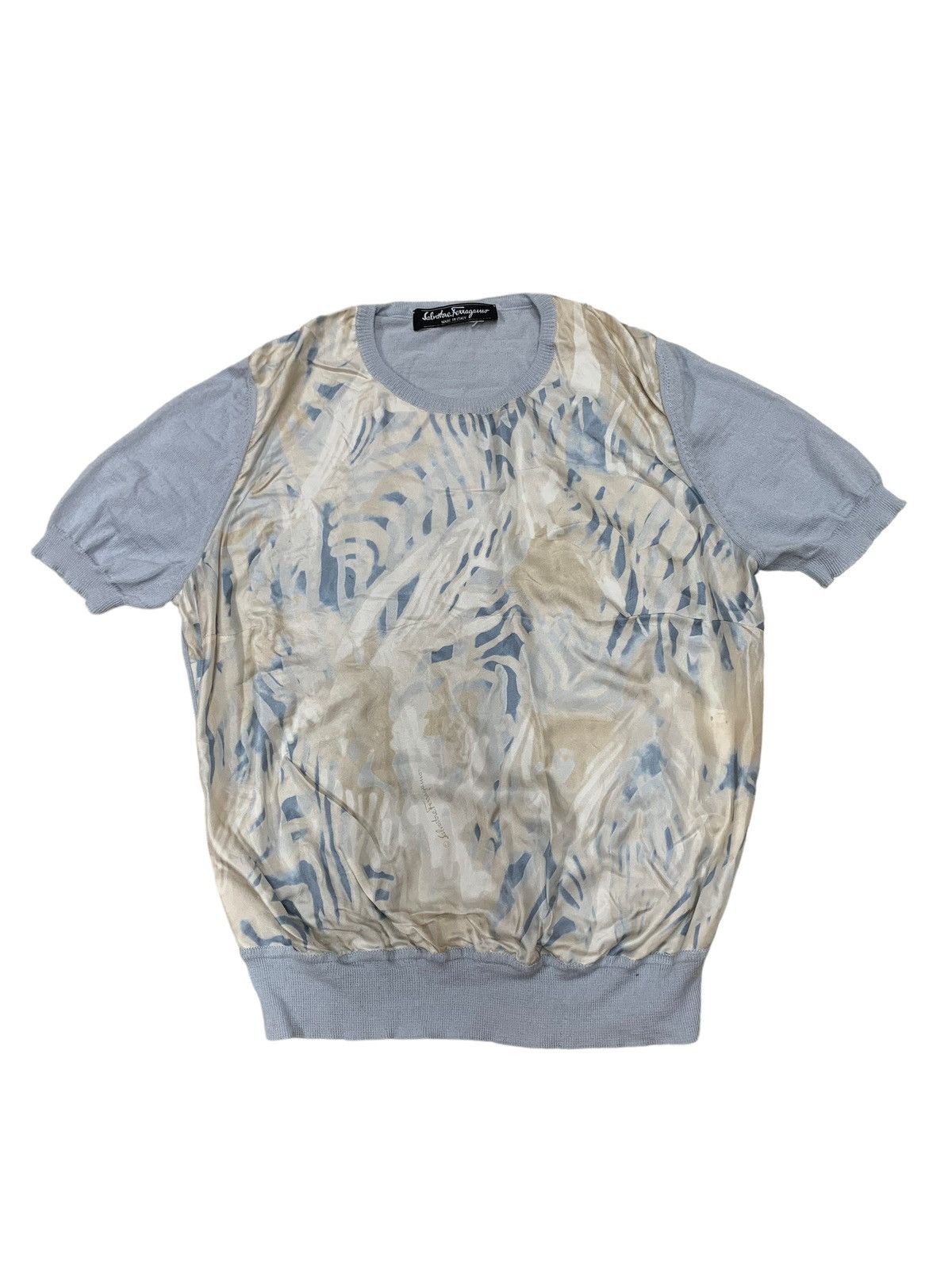 Salvatore Ferragamo sold Leaf Printed Top