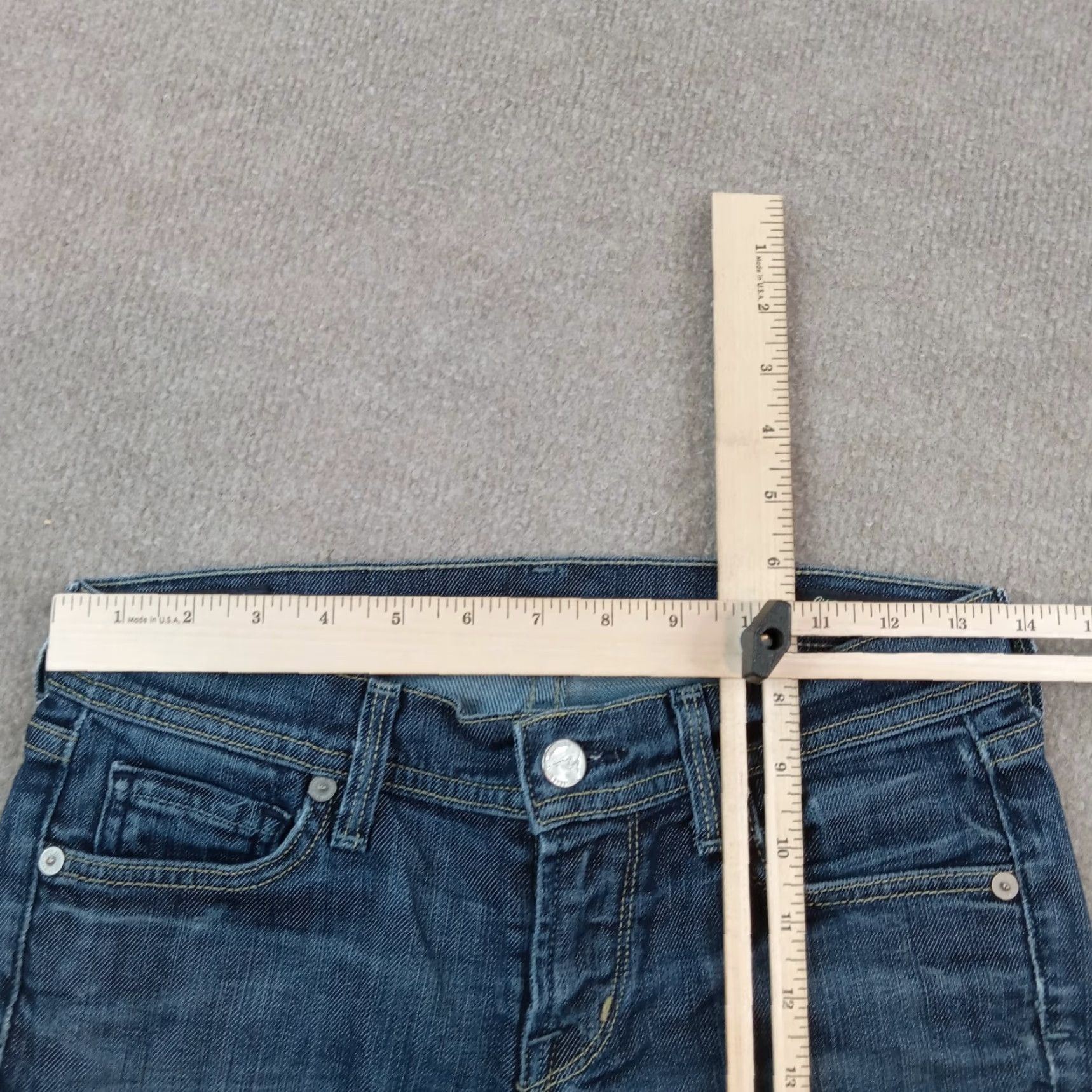 Citizens Of Humanity Citizens of Humanity Womens Jeans 26 Blue Ava Low Waist Straight Extra Large XL Size 26" / US 2 / IT 38 - 4 Thumbnail