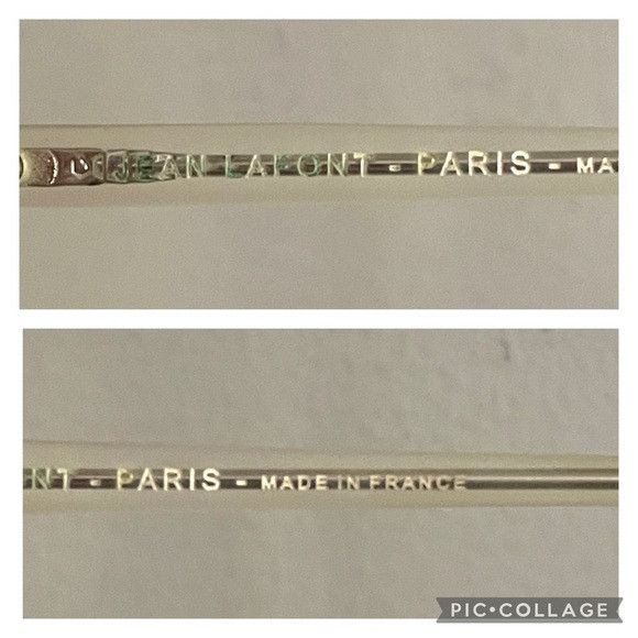 Other Jean Lafont Clear Genie Round Glasses Frames - 49mm 🇫🇷 Size ONE SIZE - 6 Thumbnail