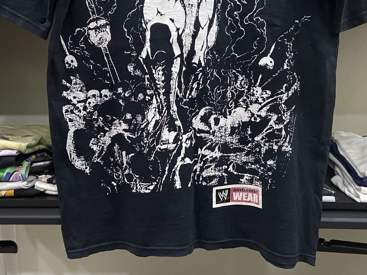 Vintage × WWF Y2K 00s WWF Wrestling WCW Undertaker T-Shirt Size US L / EU 52-54 / 3 - 3 Thumbnail