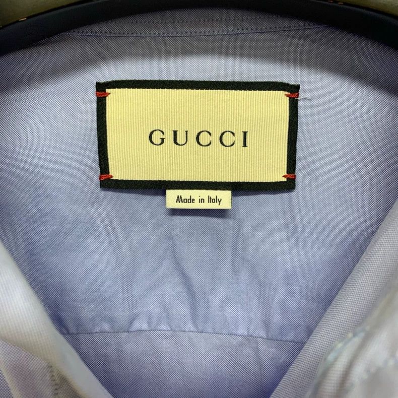 Gucci GucciLight blue shirt 2503-Nextarrow Size US S / EU 44-46 / 1 - 3 Thumbnail
