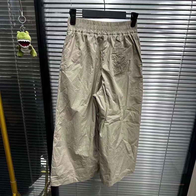 Loewe LOEWE sizeXS Kaki logo logo pants Size 42" / US 20 - 1 Thumbnail