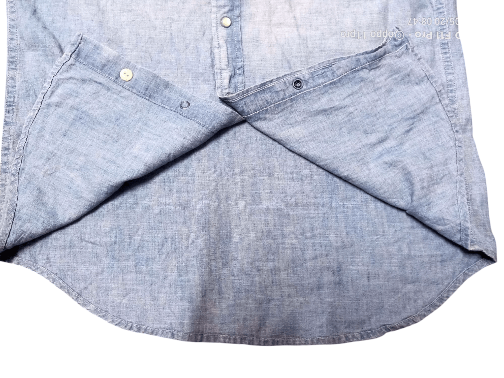 Denim & Supply Ralph Lauren × Polo Ralph Lauren × Vintage Polo Ralph Lauren Chambray Cotton Poket Size US S / EU 44-46 / 1 - 6 Thumbnail