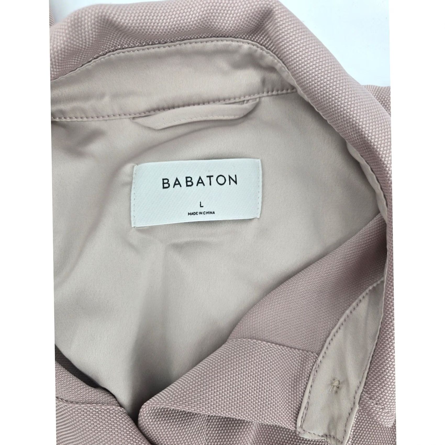 Vintage Babaton Shirt Jacket Womens Large Mauve Oversized Button Front Pockets Shacket Size L / US 10 / IT 46 - 4 Thumbnail