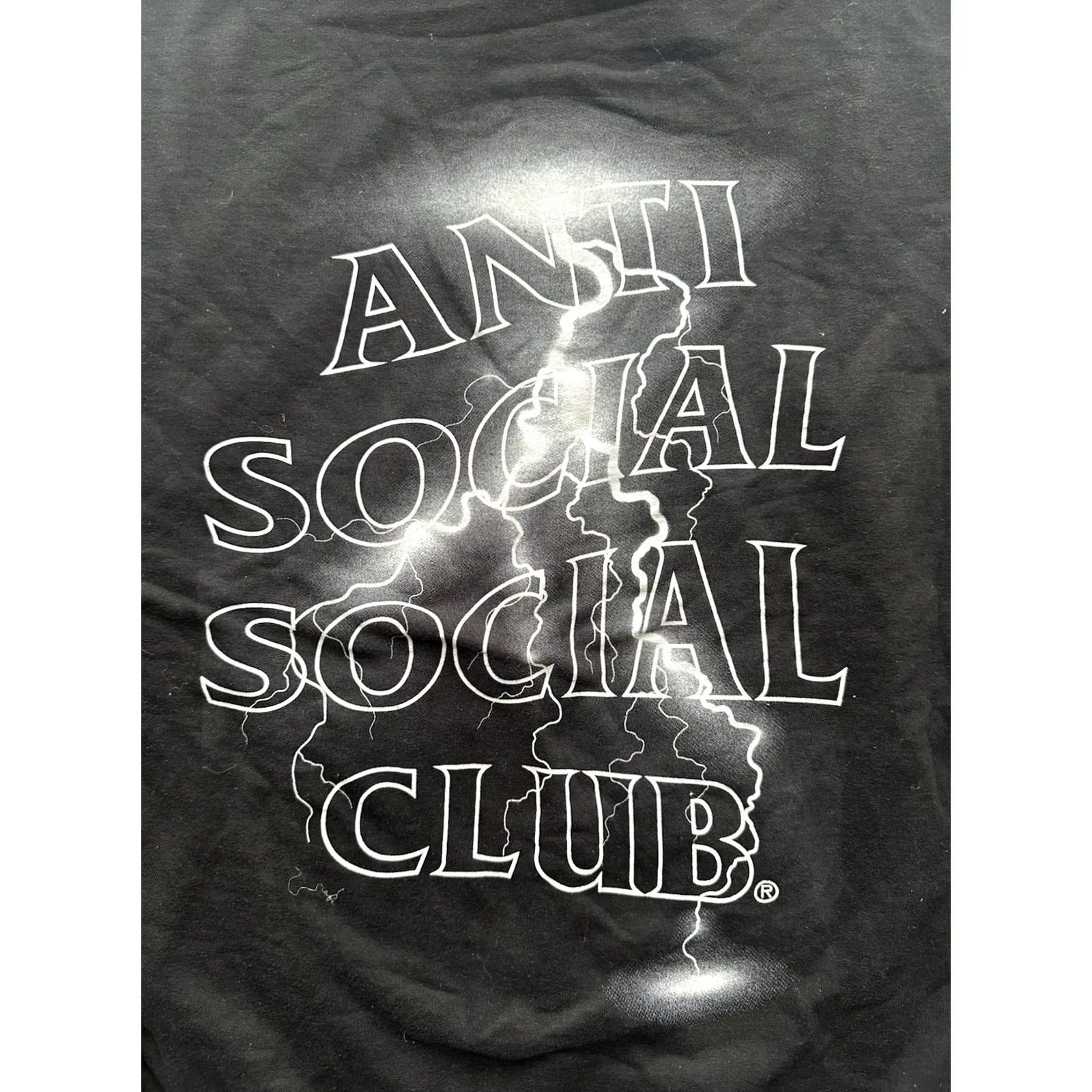 Anti Social Social Club Anti Social Social Club Hoodie Lightning Graphic Black Mens Size Large USA Made Size US L / EU 52-54 / 3 - 2 Thumbnail