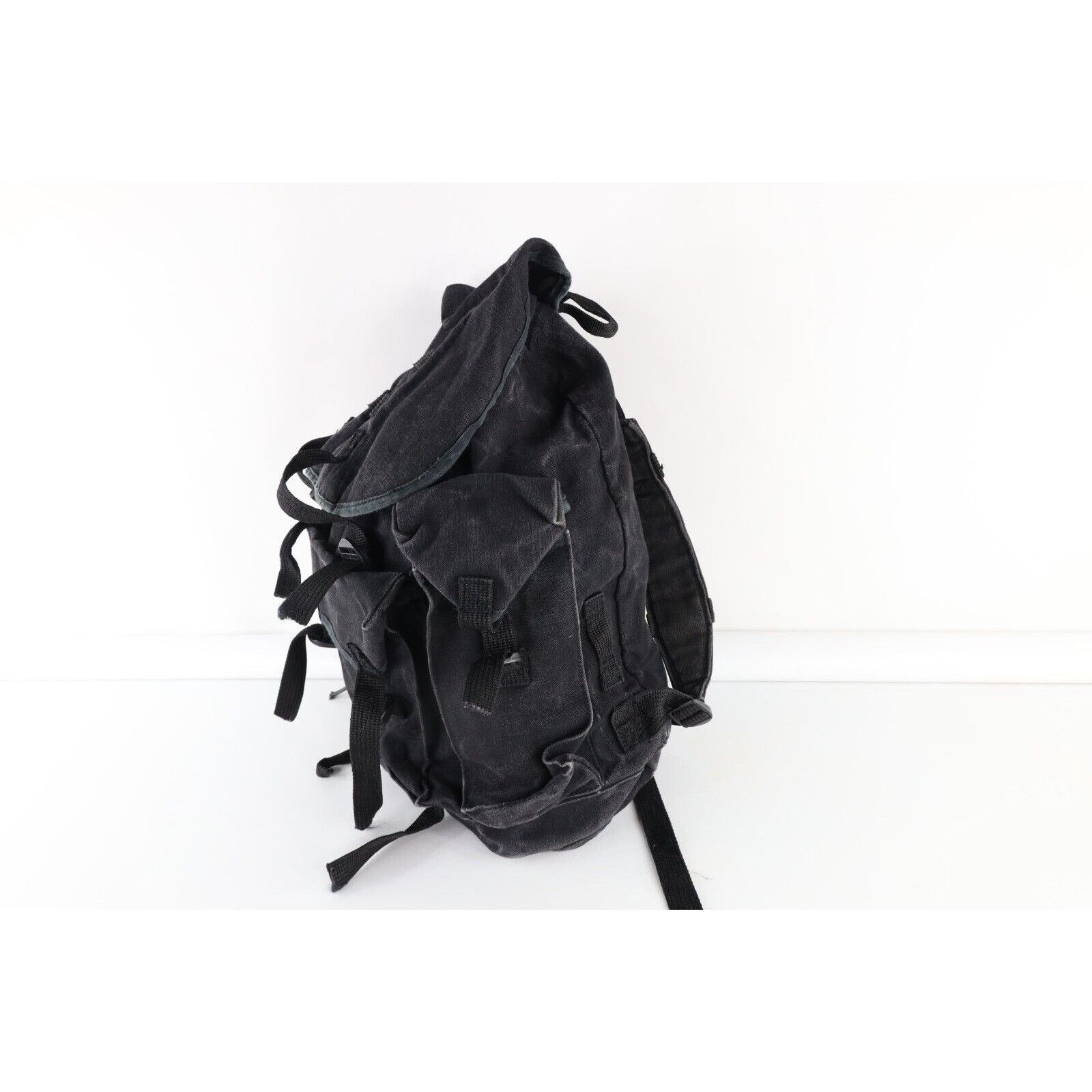 Vintage Vintage 90s Streetwear Heavyweight Canvas Rucksack Size ONE SIZE - 4 Thumbnail
