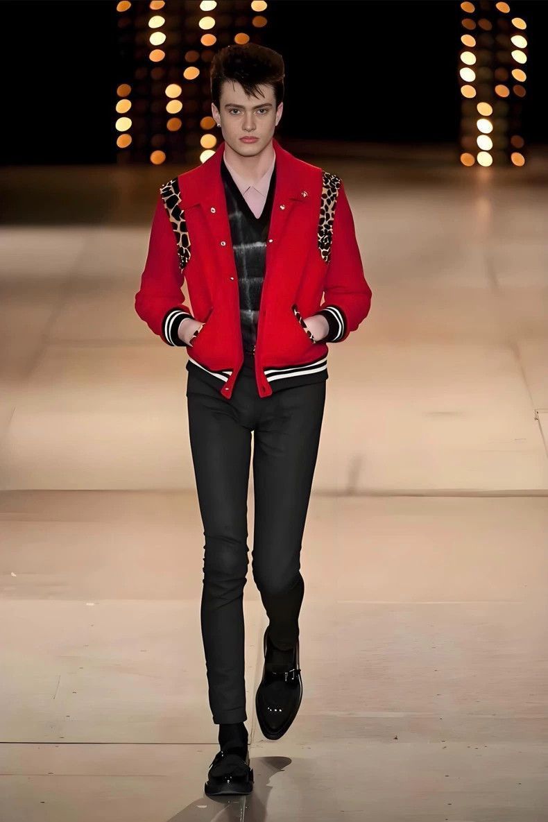 Saint Laurent Paris Saint Laurent Paris Red leopard print suit jacket-2505 Size US L / EU 52-54 / 3 - 9 Thumbnail
