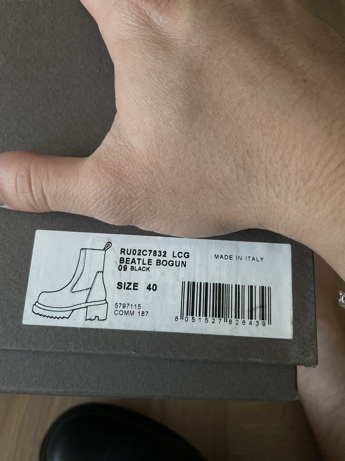 Rick Owens Rick Owens Beatle Bogun Boots Size US 7 / EU 40 - 4 Thumbnail