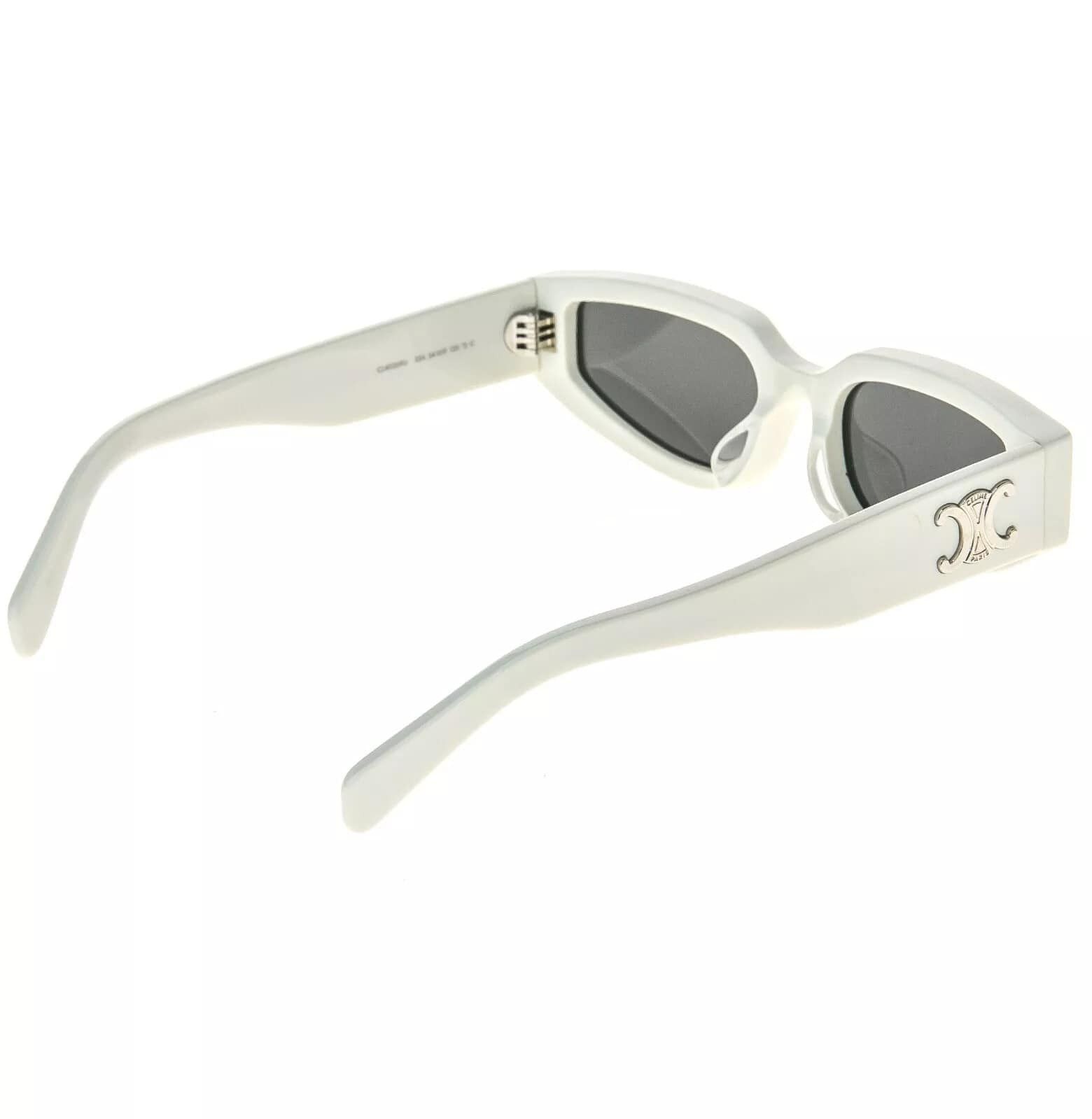 Celine CELINE TRIOMPHE Paris White Logo Sunglasses CL40269U 25A Size ONE SIZE - 7 Thumbnail