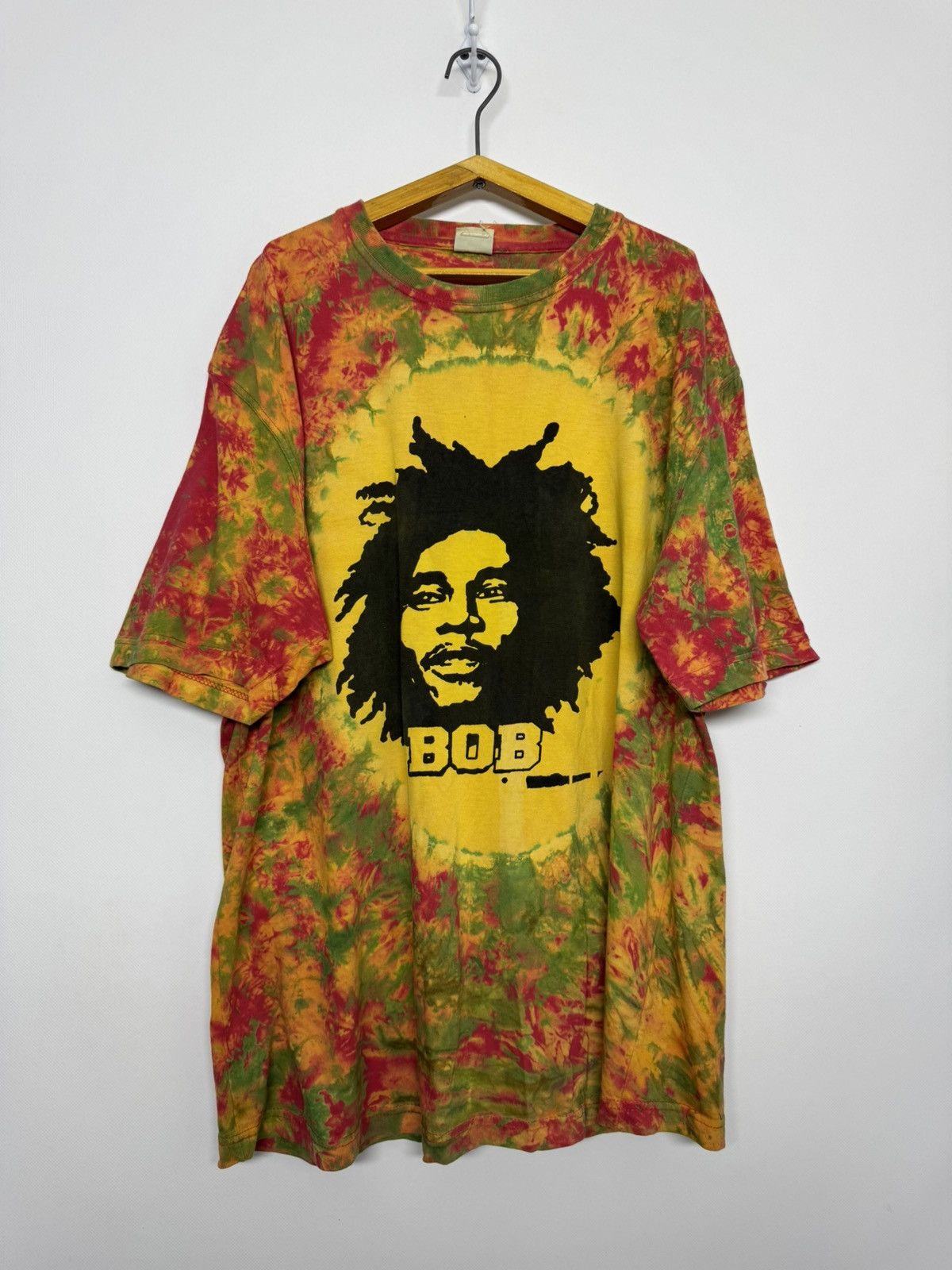 Bob Marley Vintage 00s Bob Marley Jamaica one love one heart tshirt Size US XL / EU 56 / 4 - 4 Thumbnail