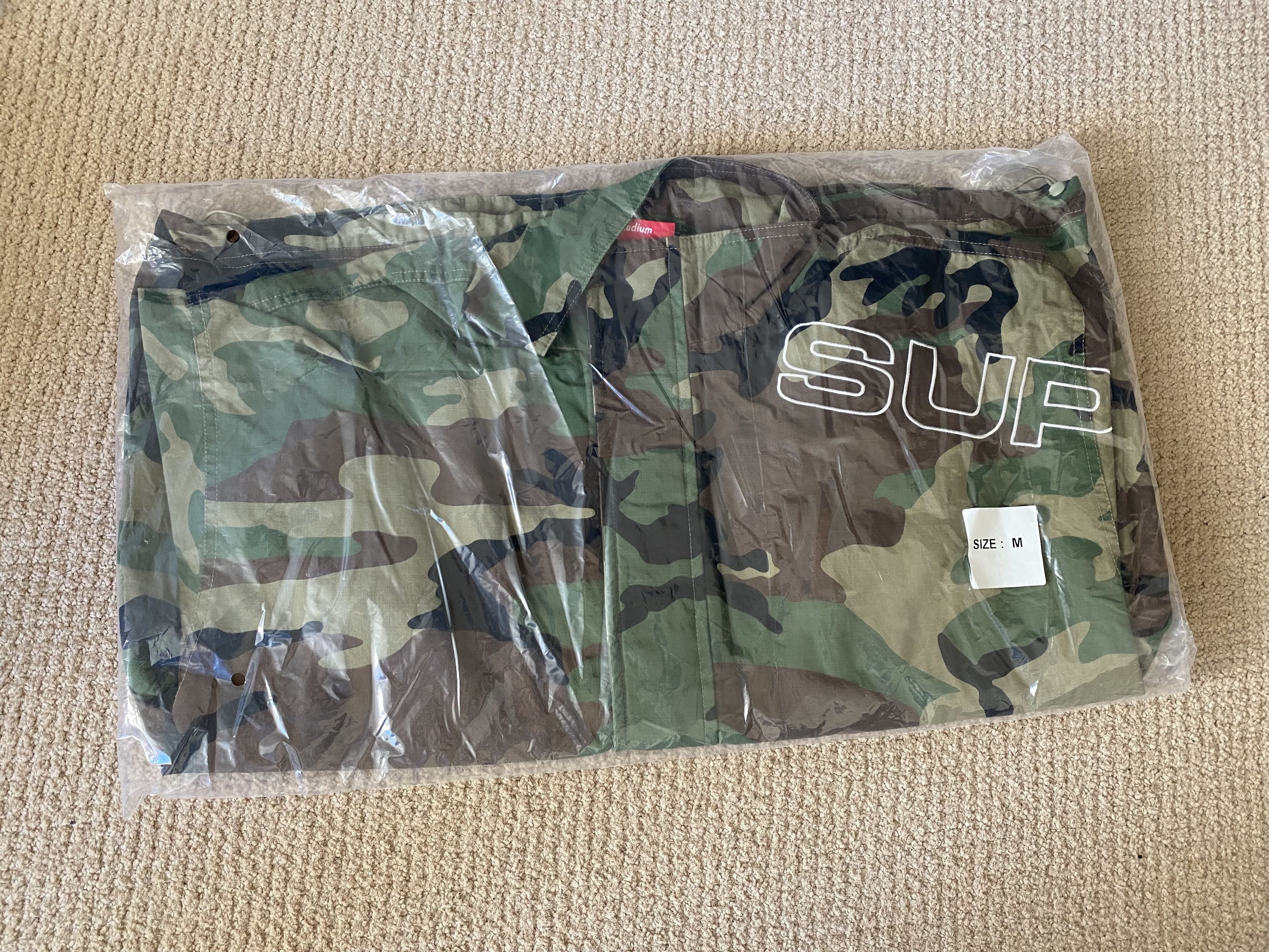 Supreme Supreme Spellout Embroidered Ripstop Track Jacket