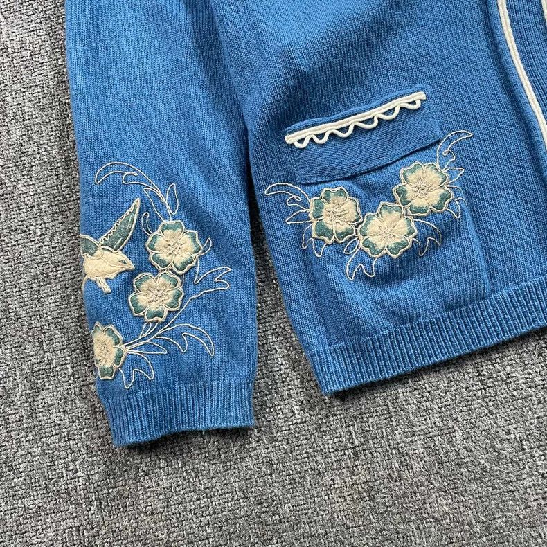 Gucci Gucci New era Gucci Yankees co-branded blue cardigan jacket Size US XS / EU 42 / 0 - 4 Thumbnail