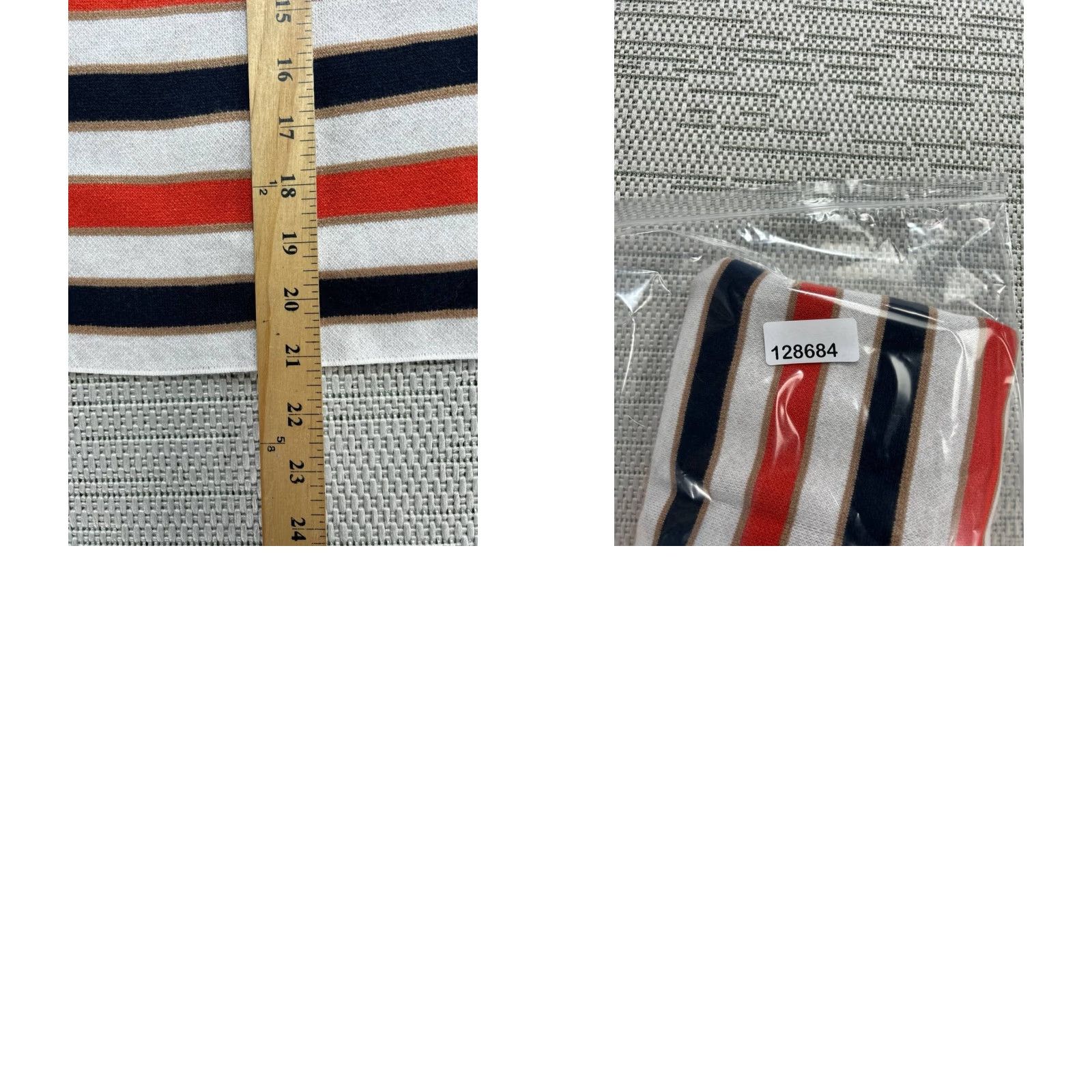 Anthropologie Maeve Sweater Womens Medium Orange White Black Knit Pullover Size M / US 6-8 / IT 42-44 - 8 Thumbnail