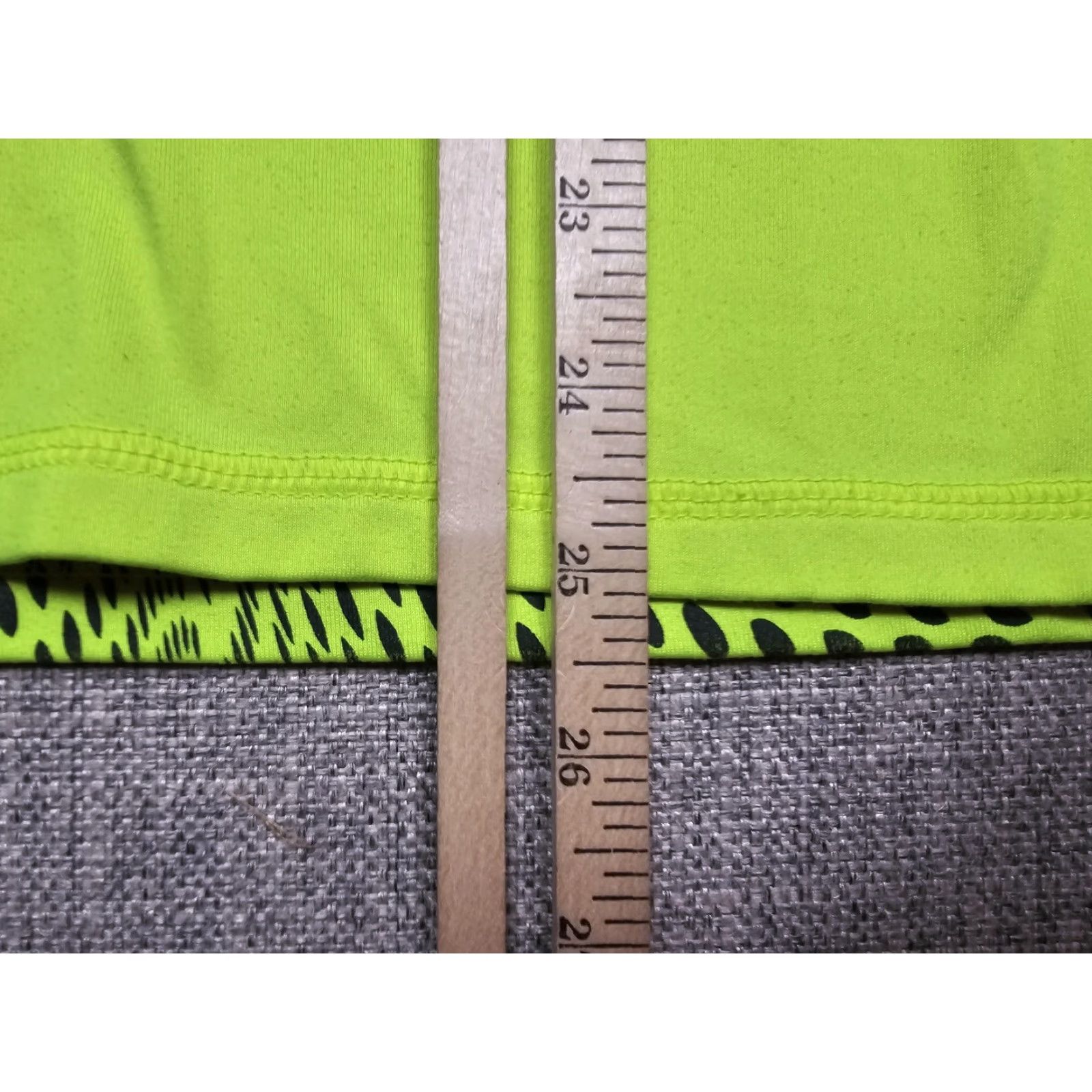 Nike Nike Pro Shirt Womens Small Neon Green 1/4 Zip Compression Base Layer Running Size S / US 4 / IT 40 - 6 Thumbnail