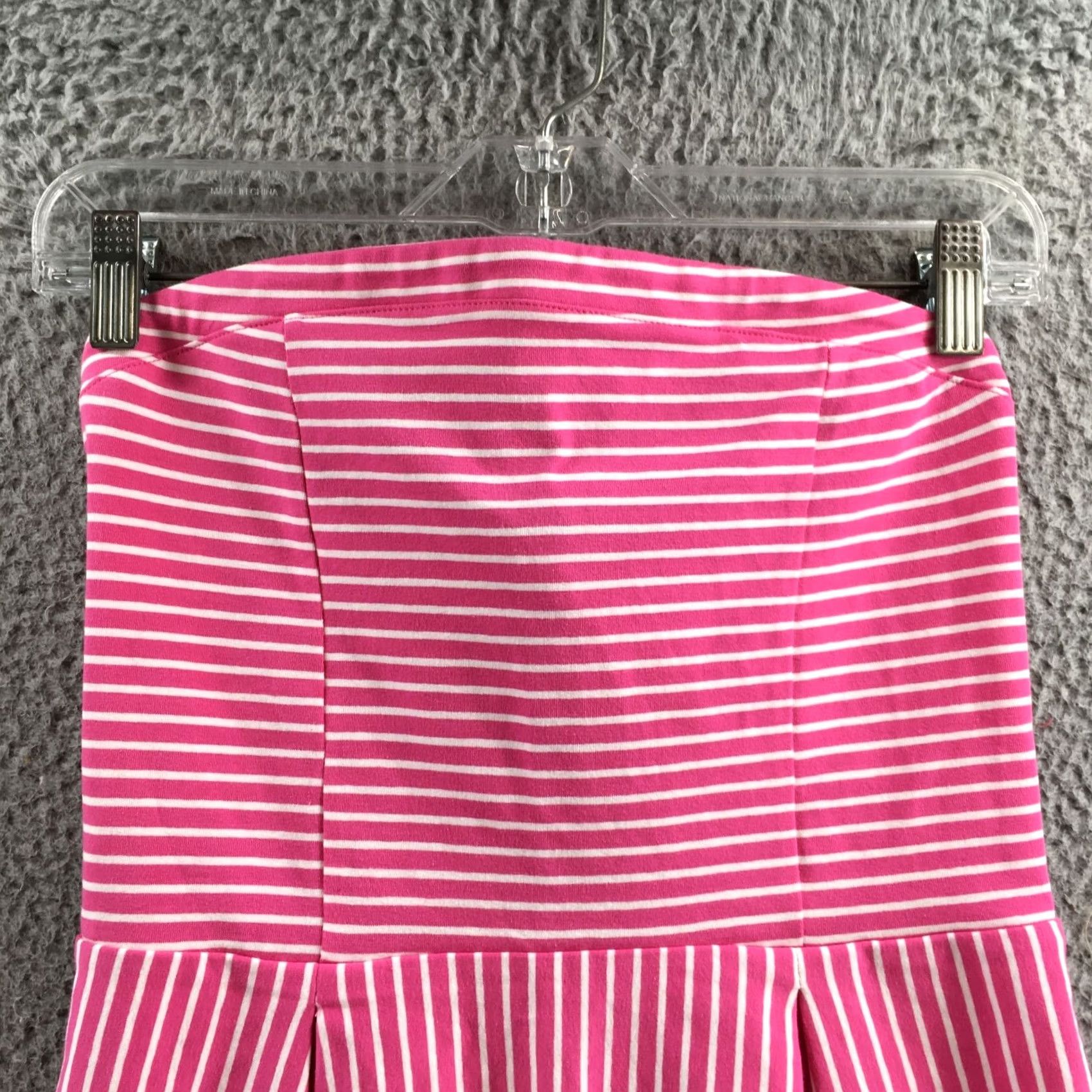 Old Navy Old Navy Dress Strapless Pink Cotton Blend Petite Small Womens Midi A-Line Casual Size S / US 4 / IT 40 - 3 Thumbnail