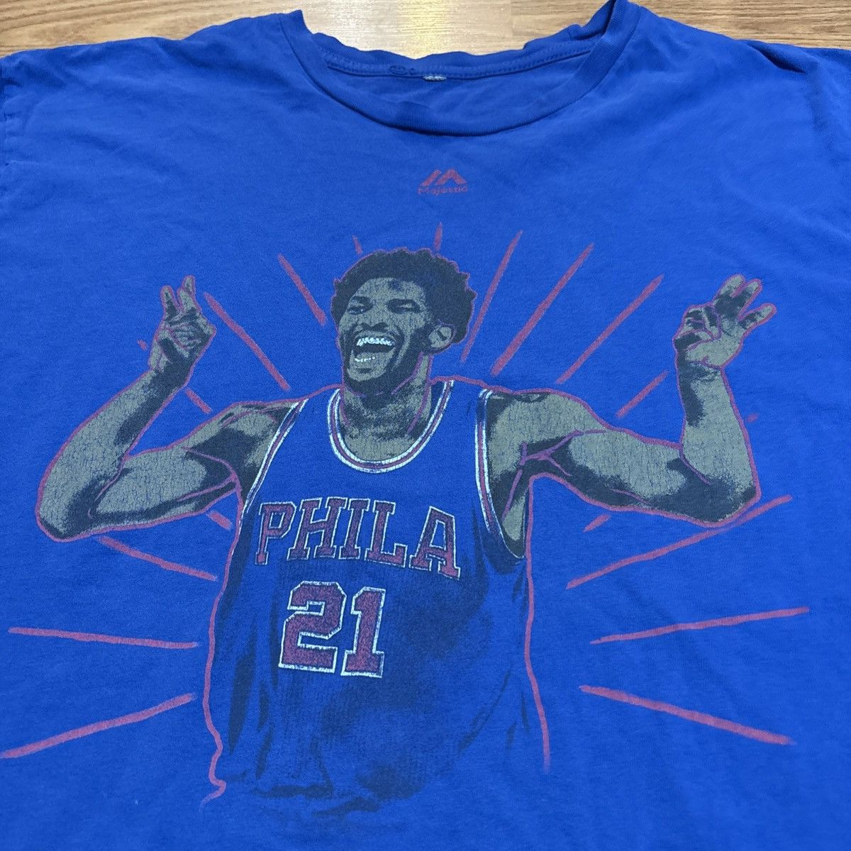 Majestic Joel Embiid T shirt Size US L / EU 52-54 / 3 - 1 Thumbnail
